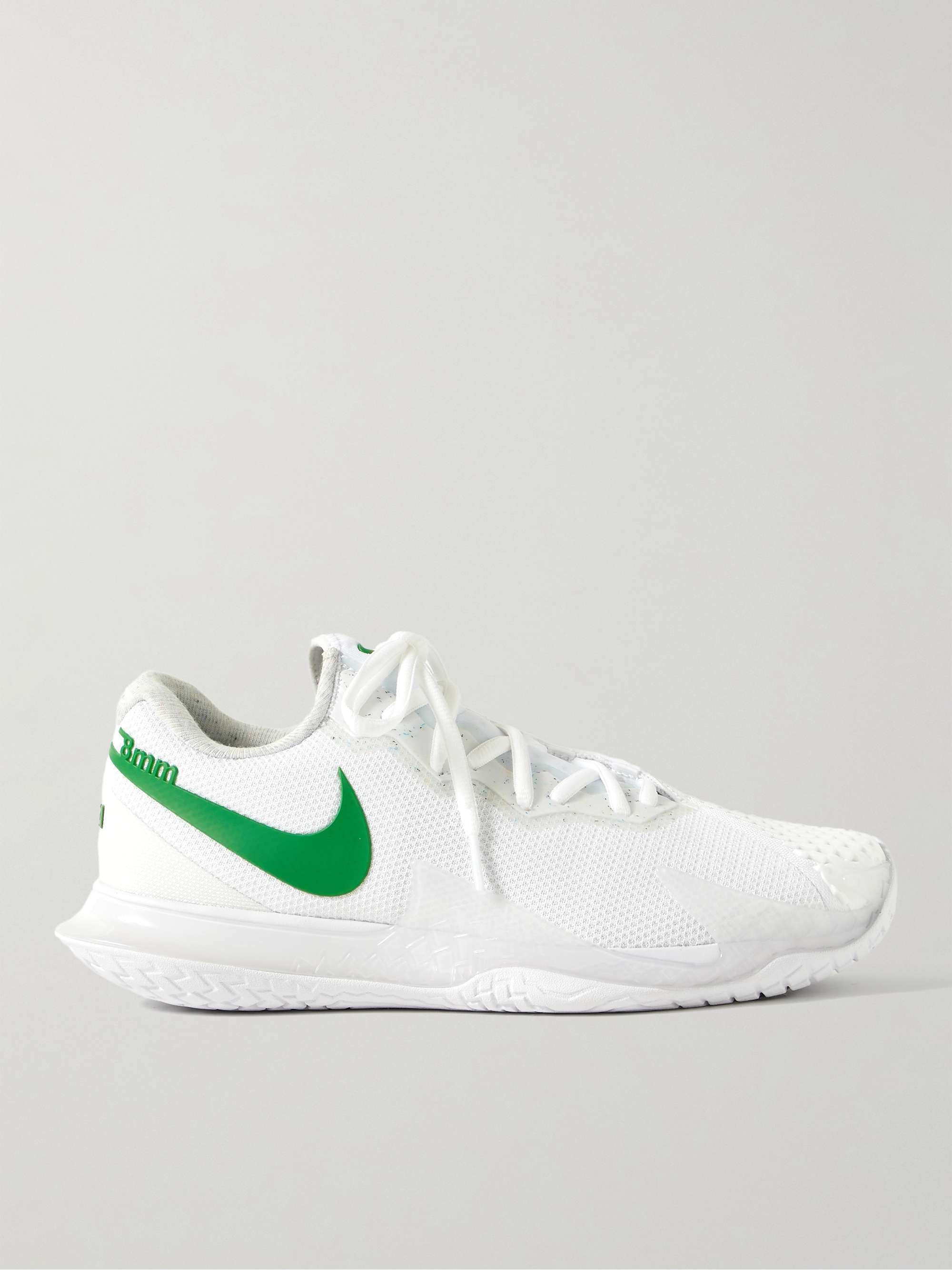 NIKE TENNIS NikeCourt Zoom Vapor Cage 4 Rafa Rubber-Trimmed Mesh Sneakers  for Men | MR PORTER