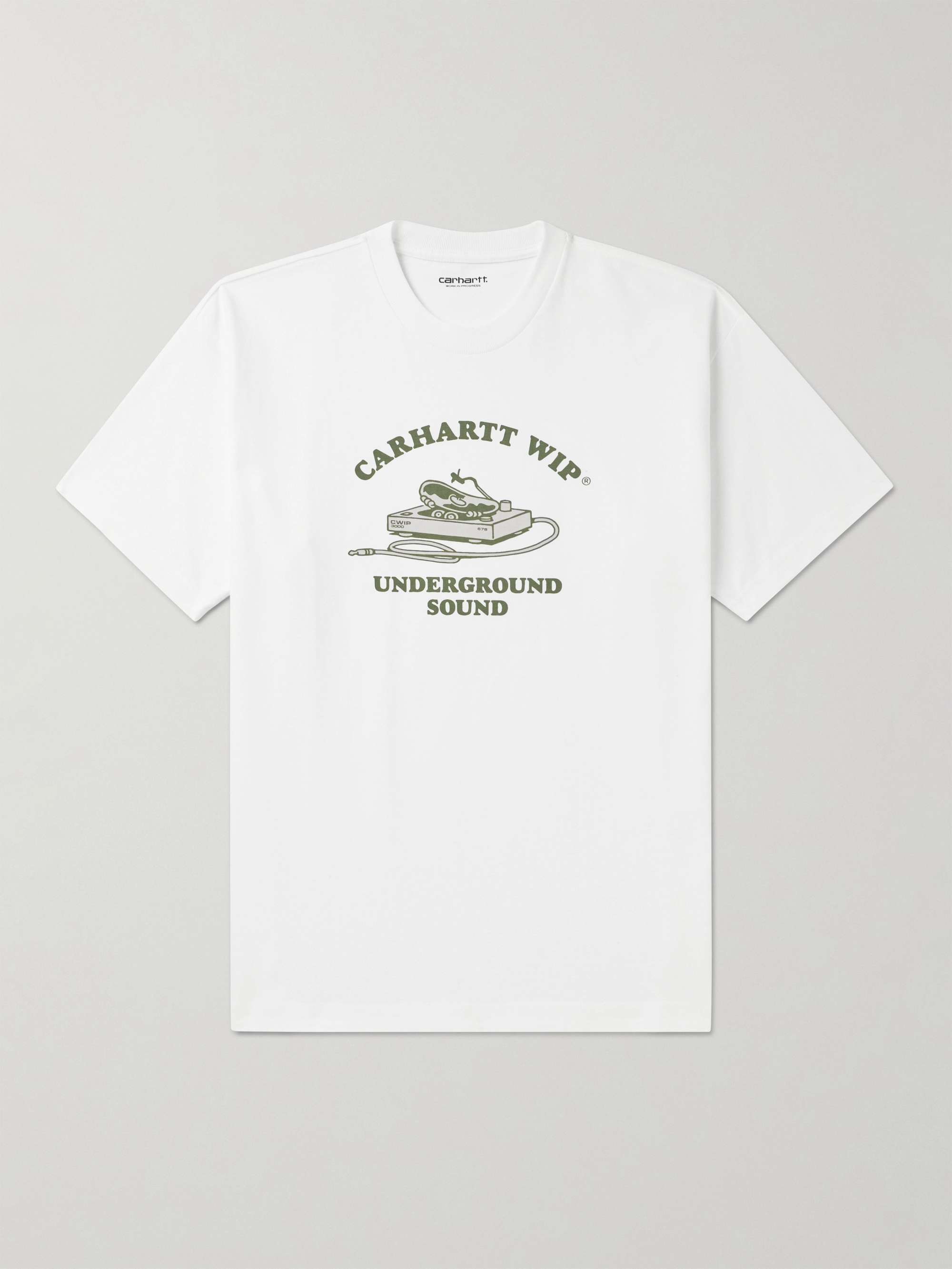 CARHARTT WIP Underground Sound Logo-Print Cotton-Jersey T-Shirt for Men |  MR PORTER