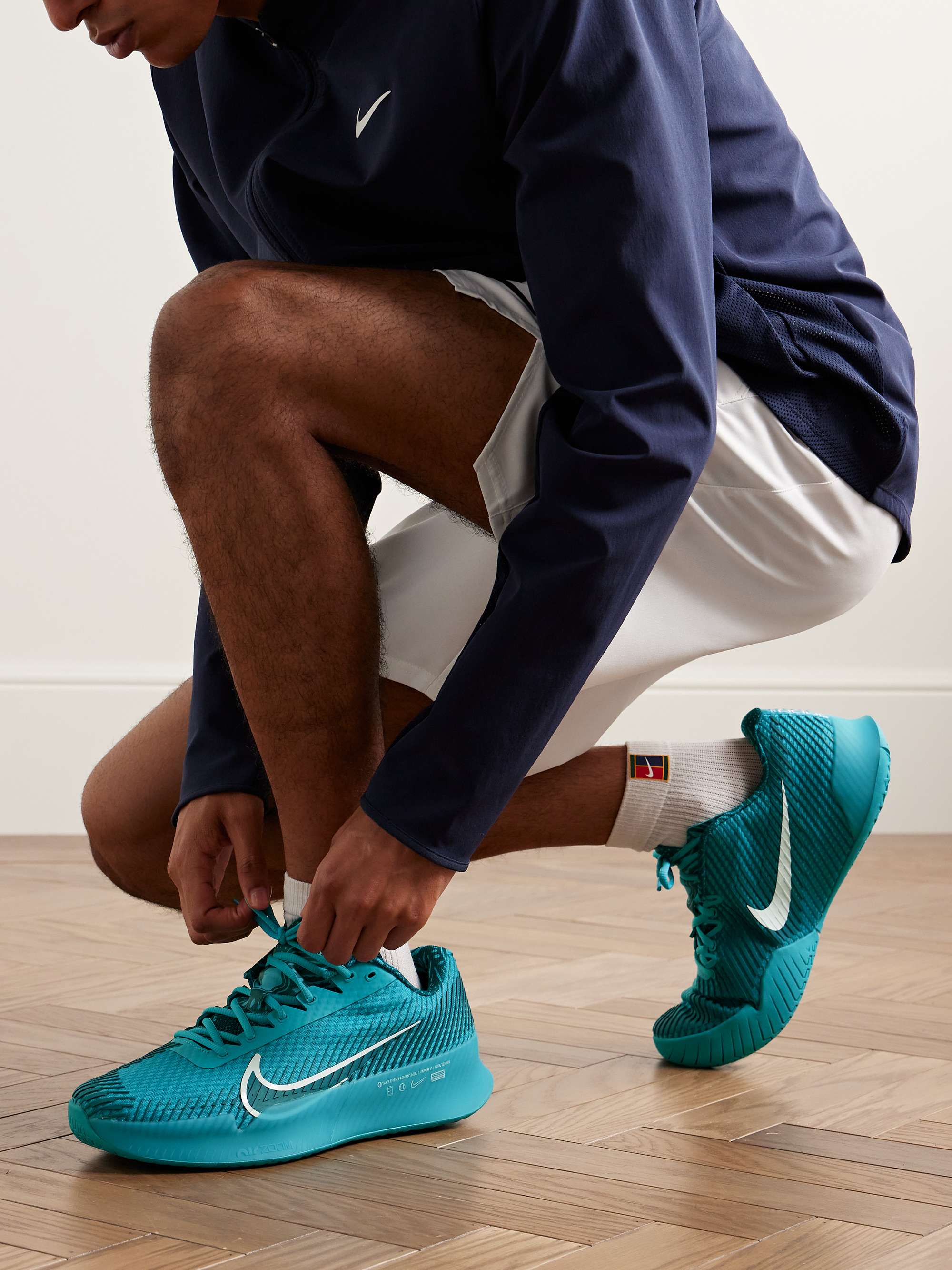 Gunst Afzonderlijk verkwistend NIKE TENNIS Air Zoom Vapor 11 Rubber-Trimmed Mesh Tennis Sneakers for Men |  MR PORTER