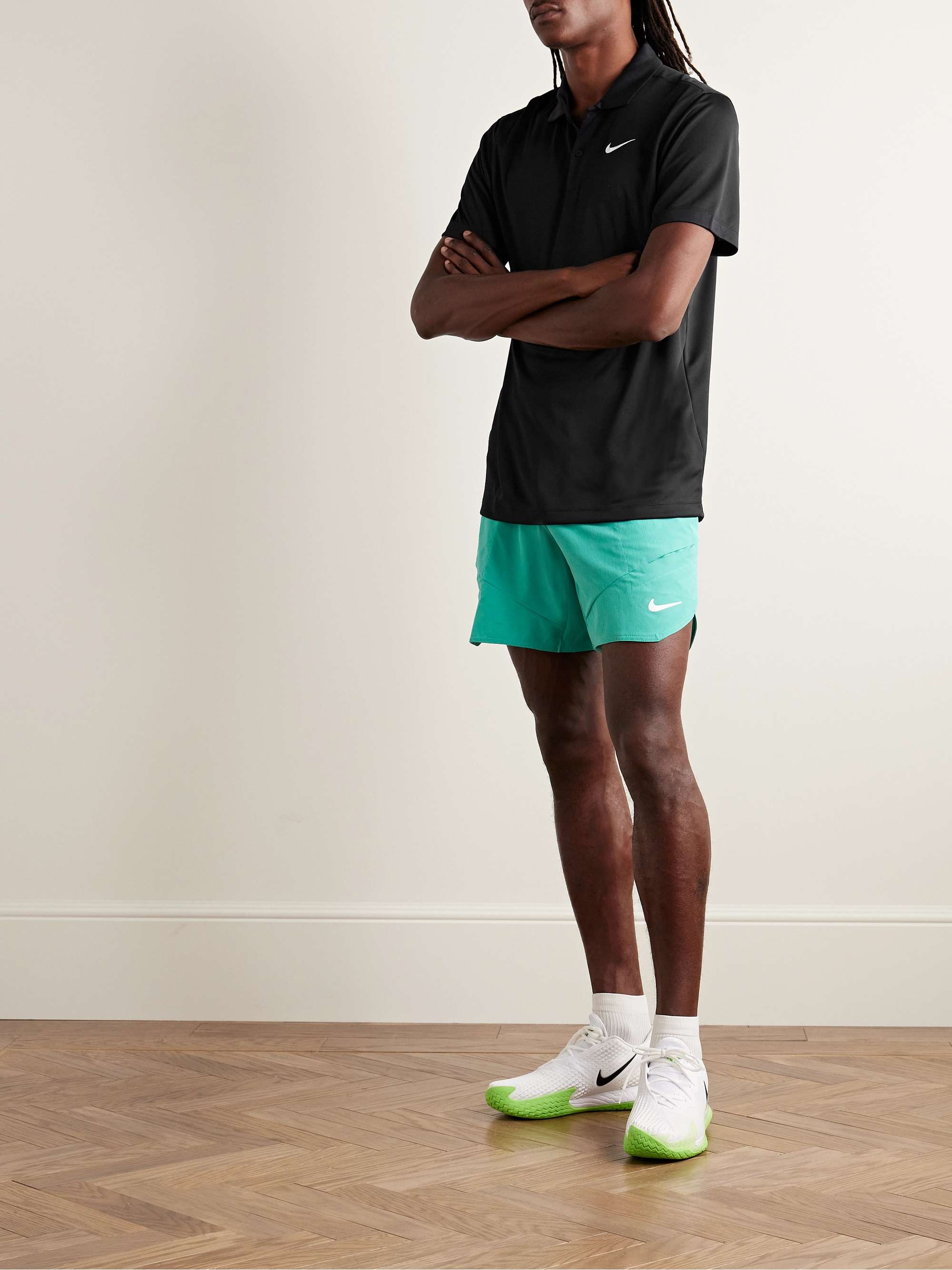 NIKE TENNIS NikeCourt Advantage Straight-Leg Dri-FIT Tennis Shorts for Men  | MR PORTER