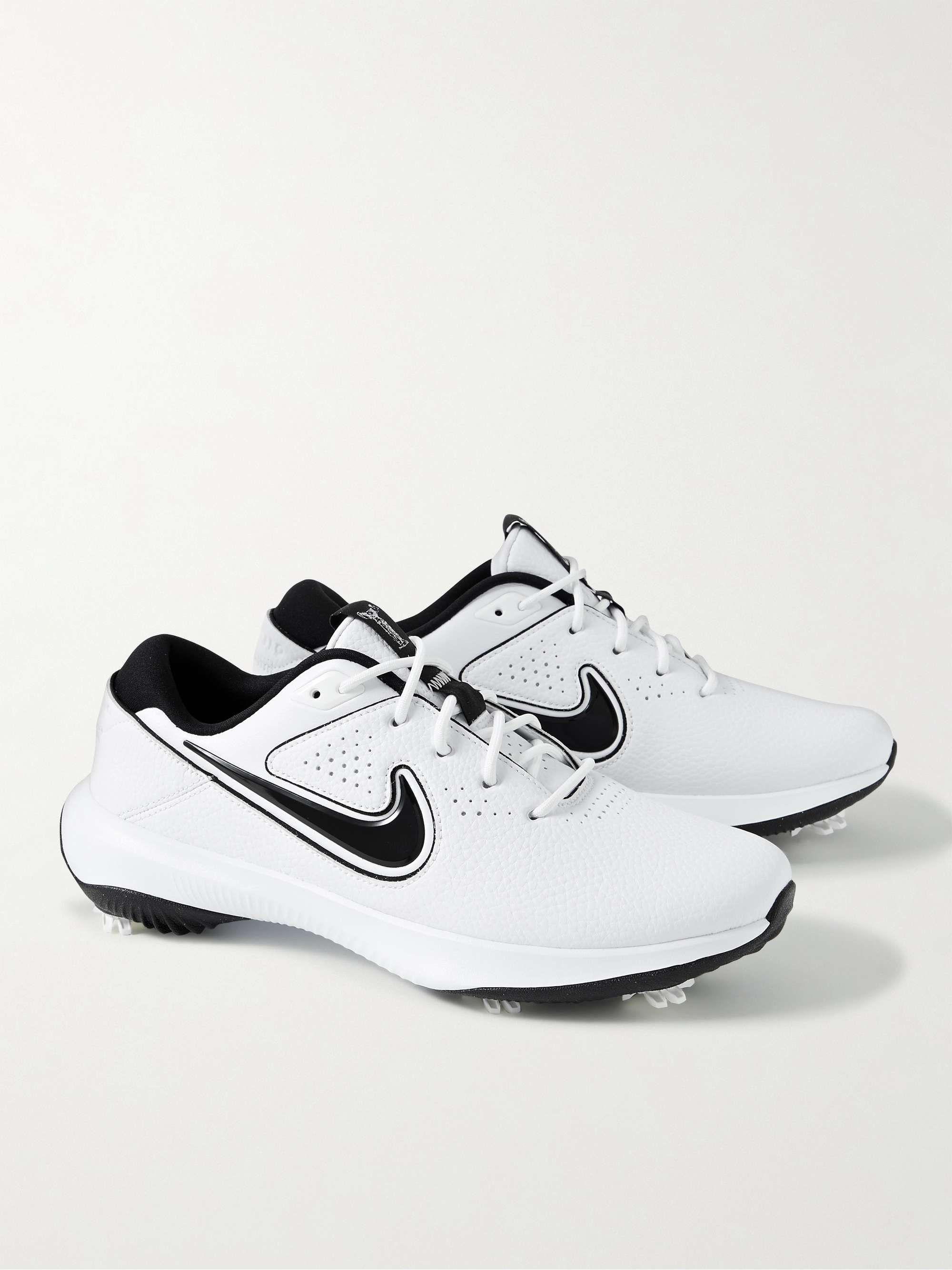NIKE GOLF Victory Pro 3 Textured-Leather Golf Shoes for Men | MR PORTER