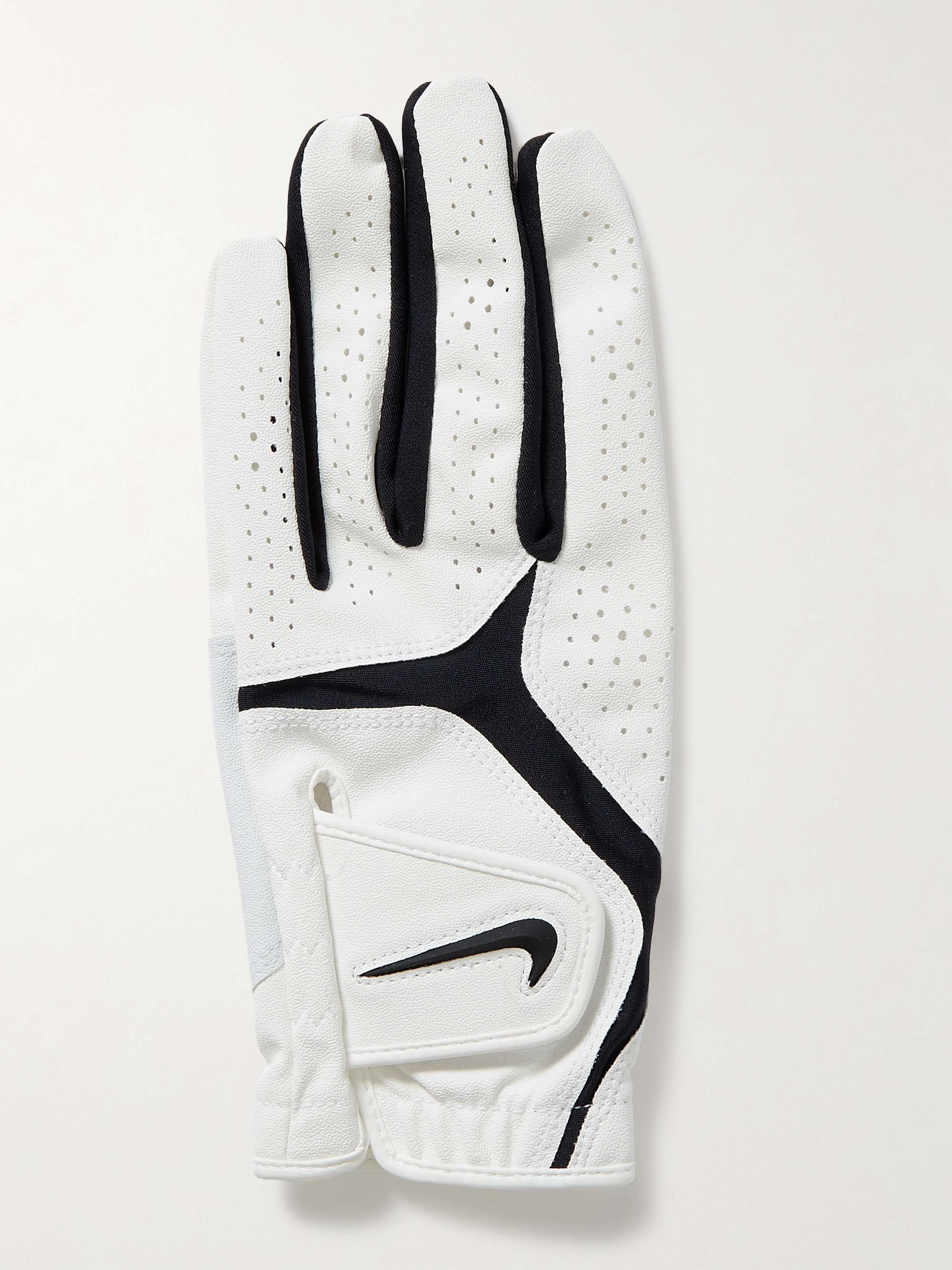 NIKE Dura Feel Perforated Faux Leather and Stretch-Shell Golf Glove for Men  | MR PORTER