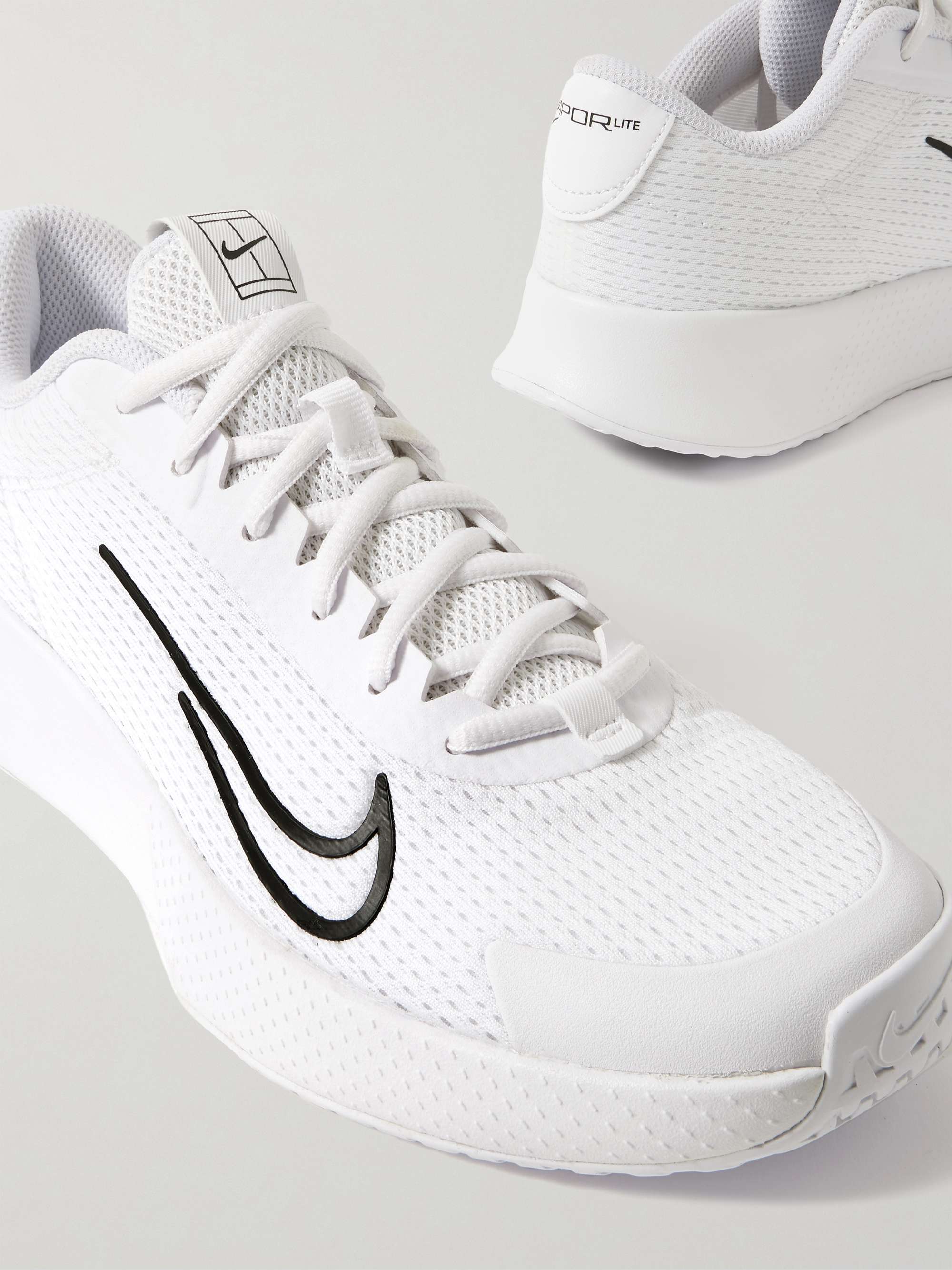 NIKE TENNIS NikeCourt Vapor Lite 2 Rubber-Trimmed Mesh Sneakers for Men |  MR PORTER