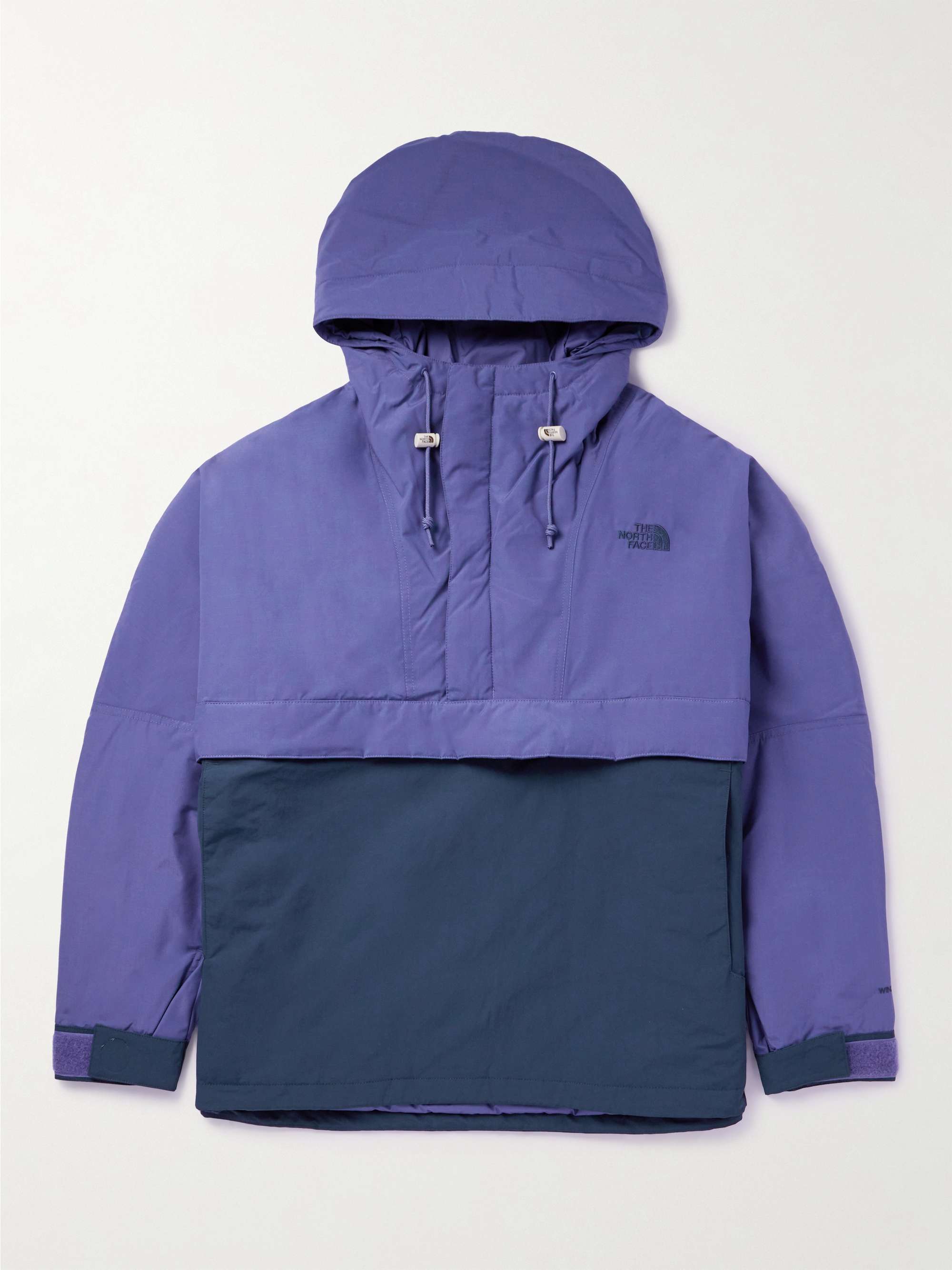 THE NORTH FACE 78 Low-Fi Hi-Tek Windjammer Logo-Embroidered Padded  WindWall™ Ripstop and Shell Half-Zip Hooded Jacket for Men | MR PORTER