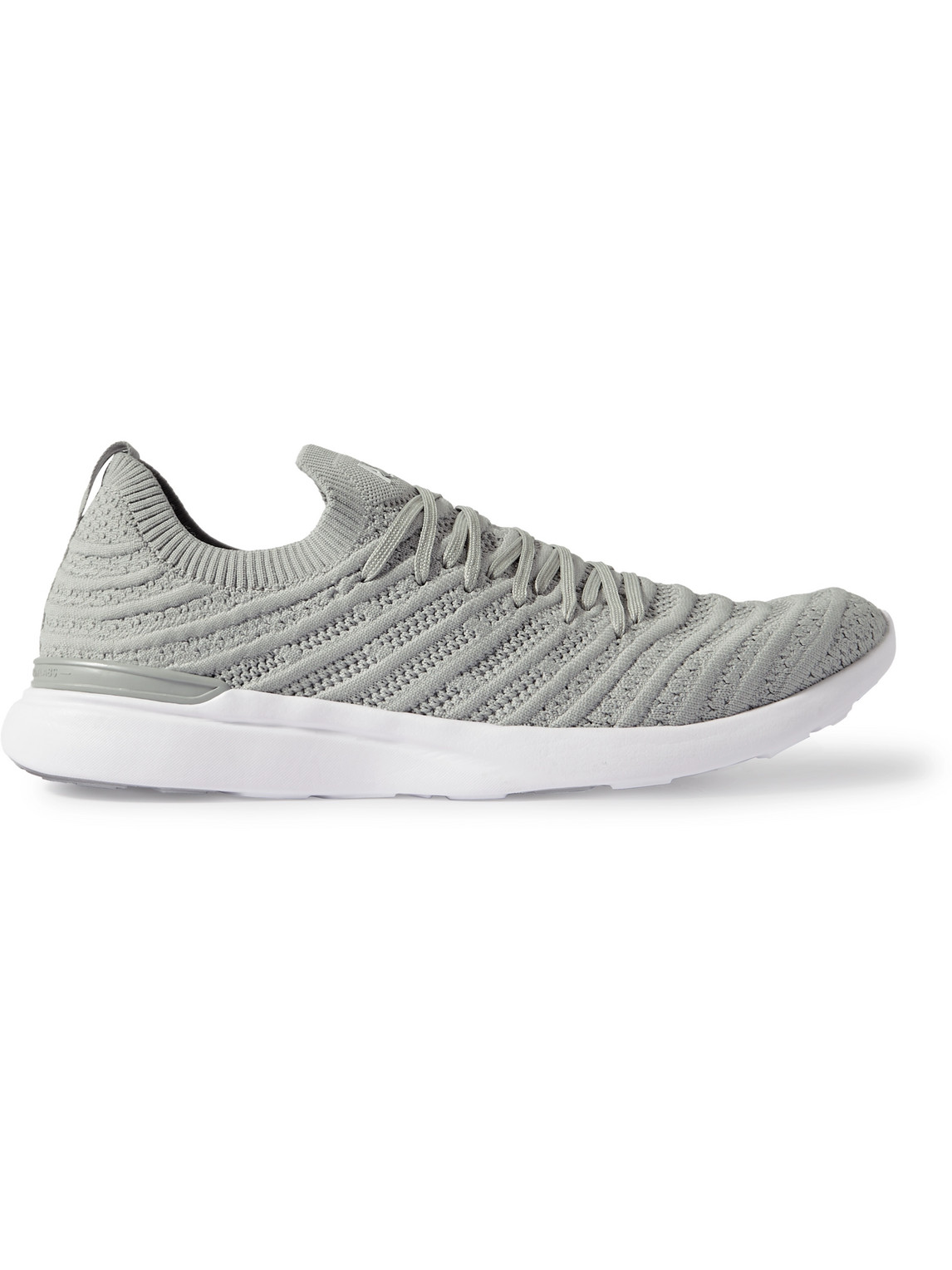 Apl Athletic Propulsion Labs Wave Techloom Running Sneakers In Gray