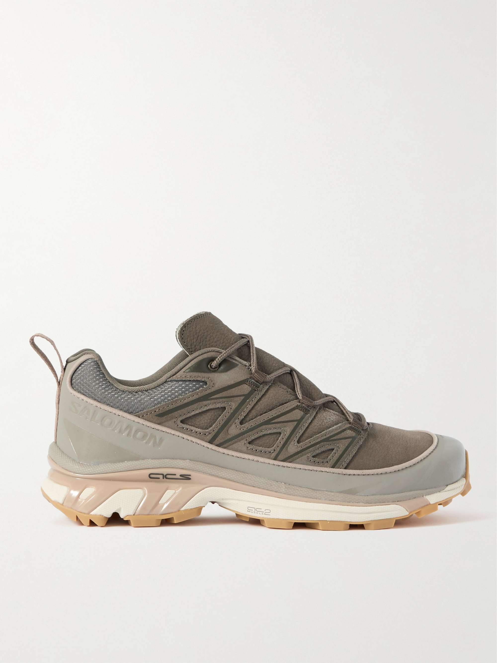 SALOMON XT-6 Expanse LTR Mesh-Trimmed Suede and Leather Sneakers for Men |  MR PORTER