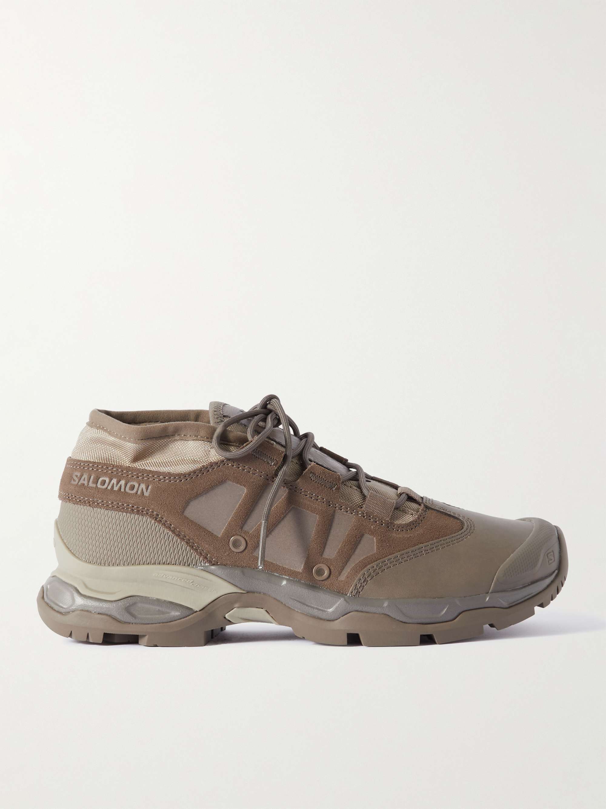 SALOMON Jungle Ultra Low Advanced Leather, Suede and Mesh Sneakers for Men  | MR PORTER