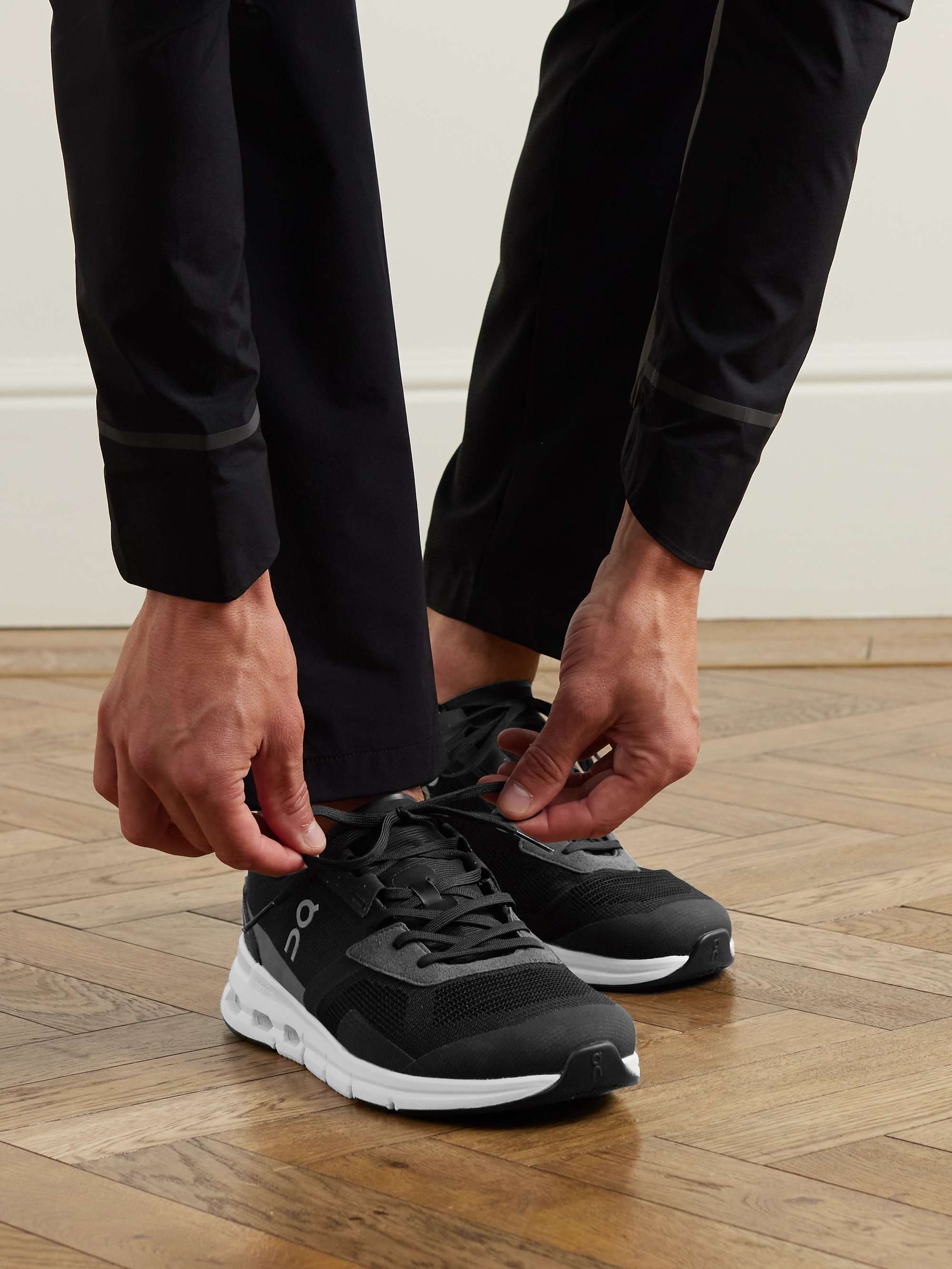 ON Cloudrift Rubber-Trimmed Mesh Running Sneakers for Men | MR PORTER