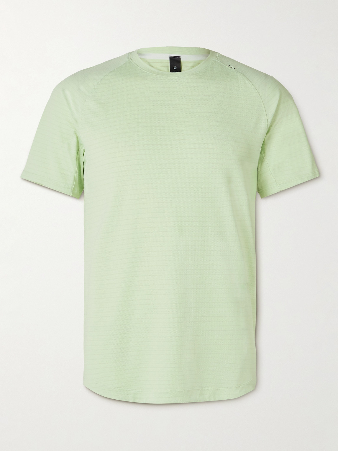 Lululemon License To Train Stretch Recycled-mesh T-shirt In Green