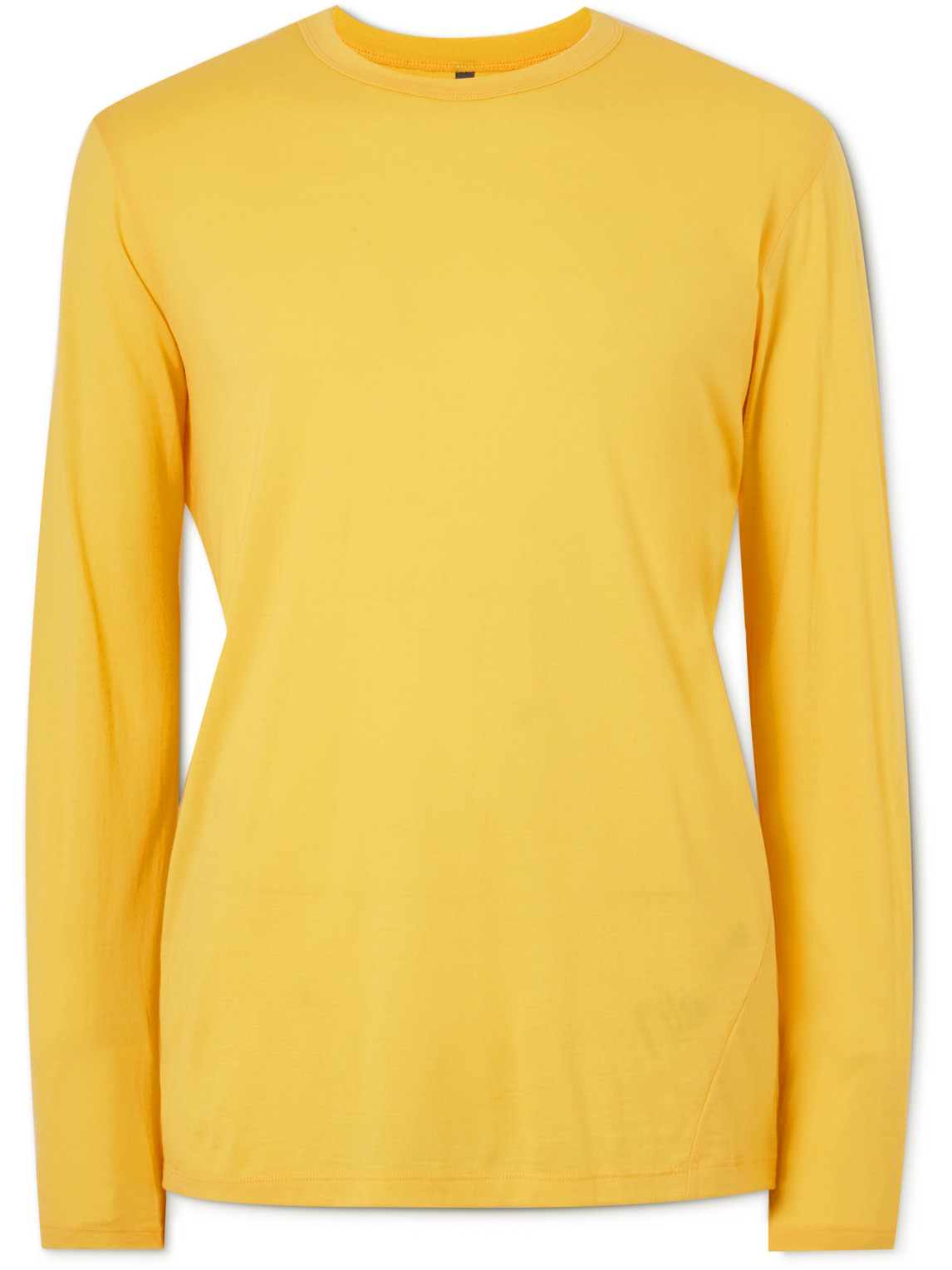 Arc'teryx Merino Wool-blend Base Layer In Yellow