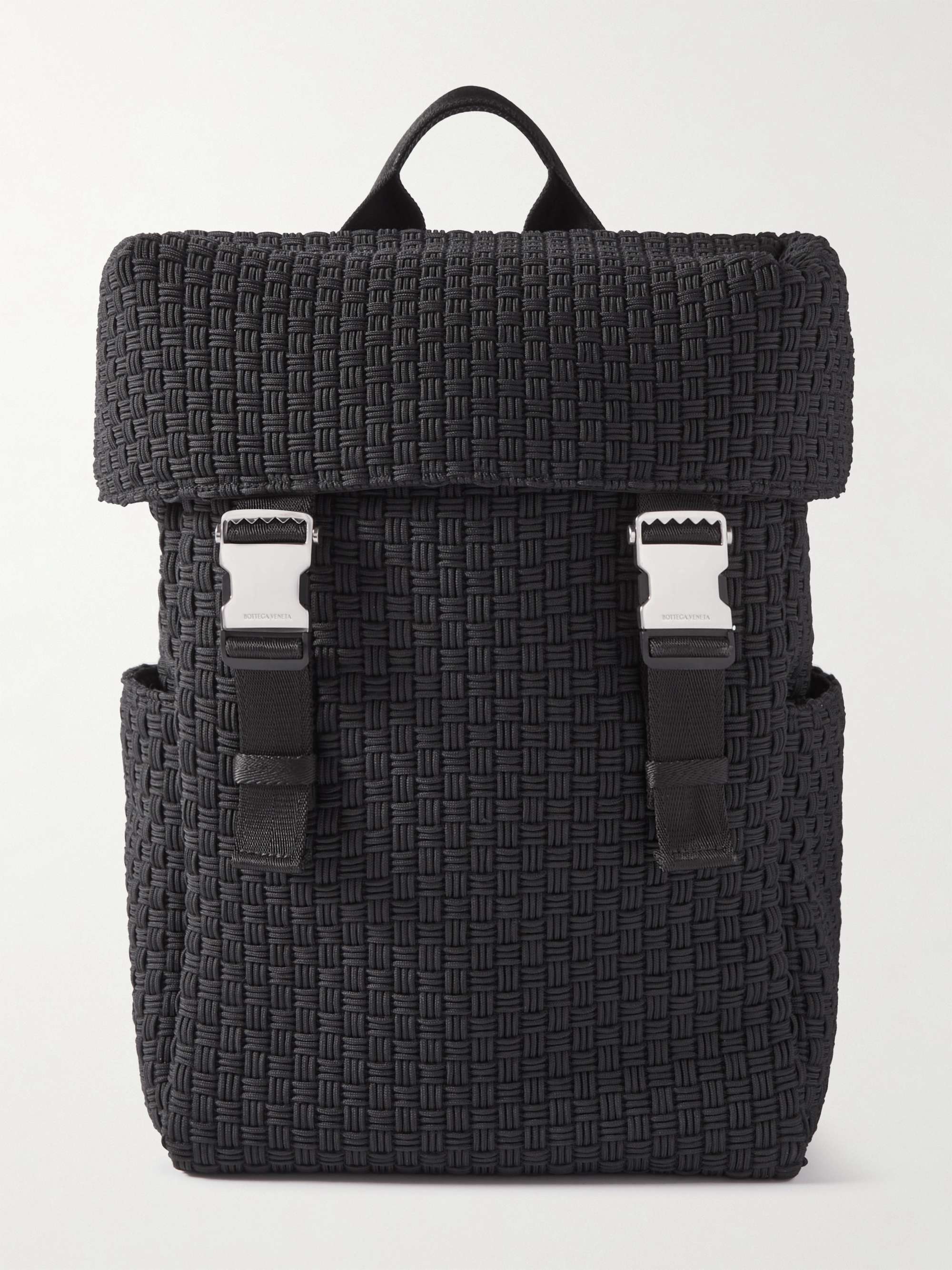 BOTTEGA VENETA Intrecciato Cord and Mesh Backpack for Men