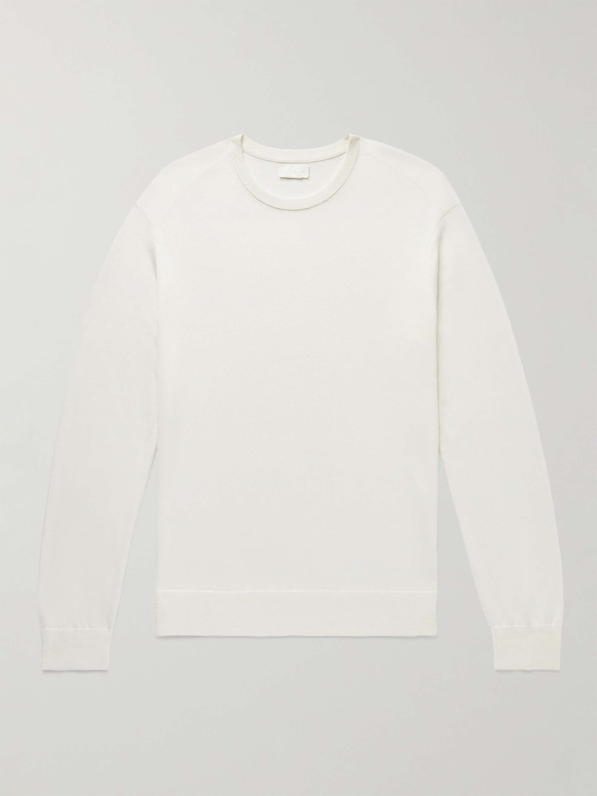 CLUB MONACO Mulberry Silk and Cotton-Blend Sweater for Men | MR PORTER
