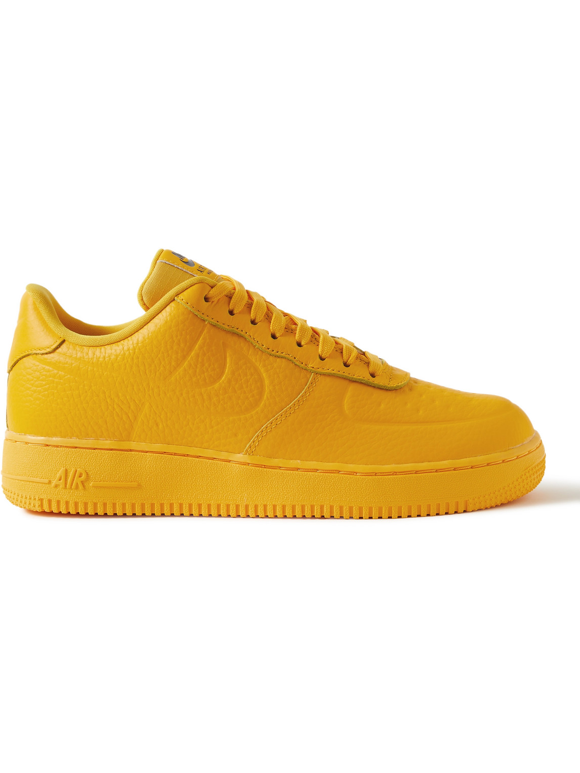 Nike Air Force 1 '07 Ripstop-trimmed Waterproof Leather Sneakers In Yellow