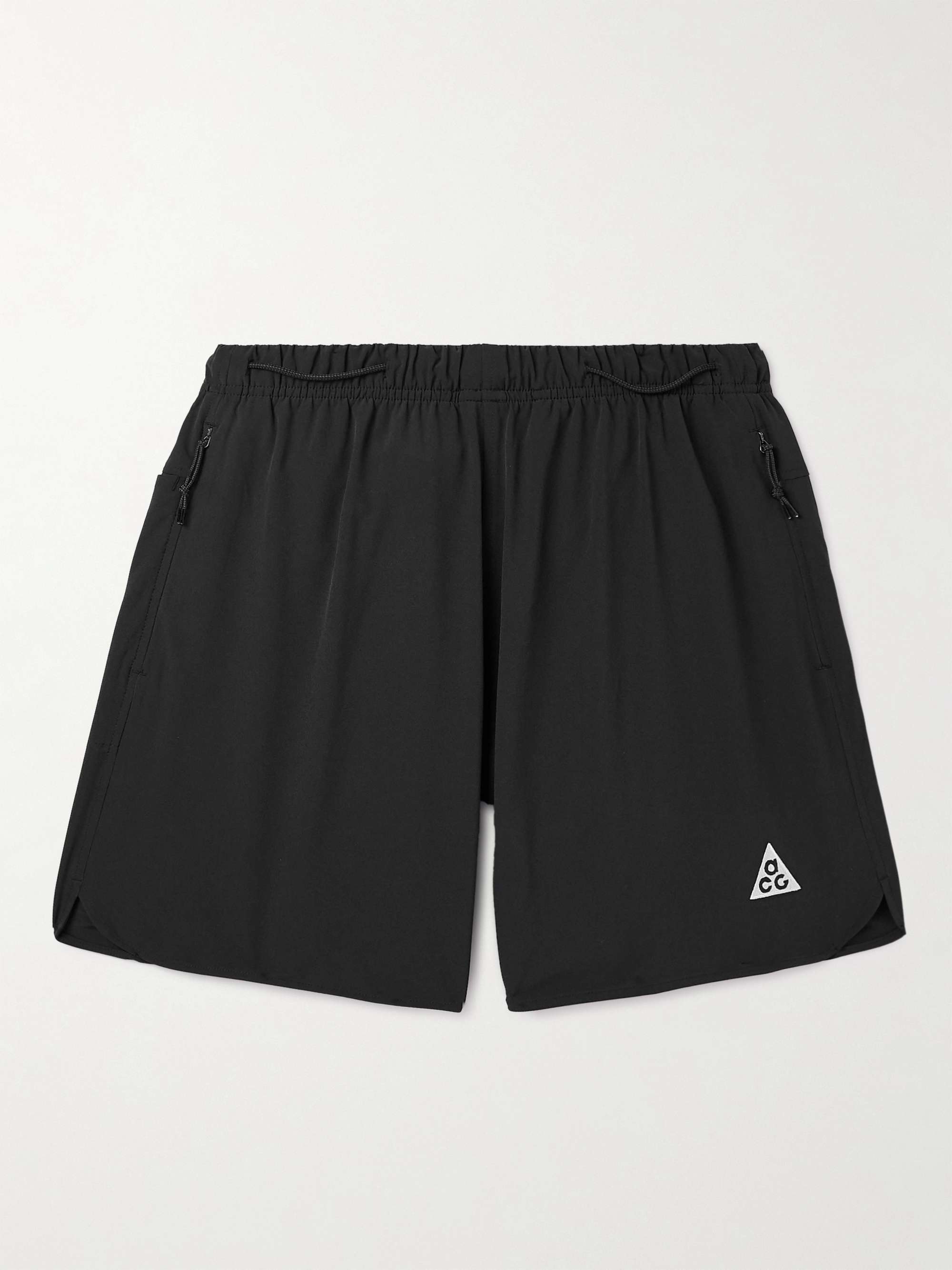 NIKE ACG Straight-Leg Logo-Embroidered Belted Nylon Shorts for Men | MR  PORTER