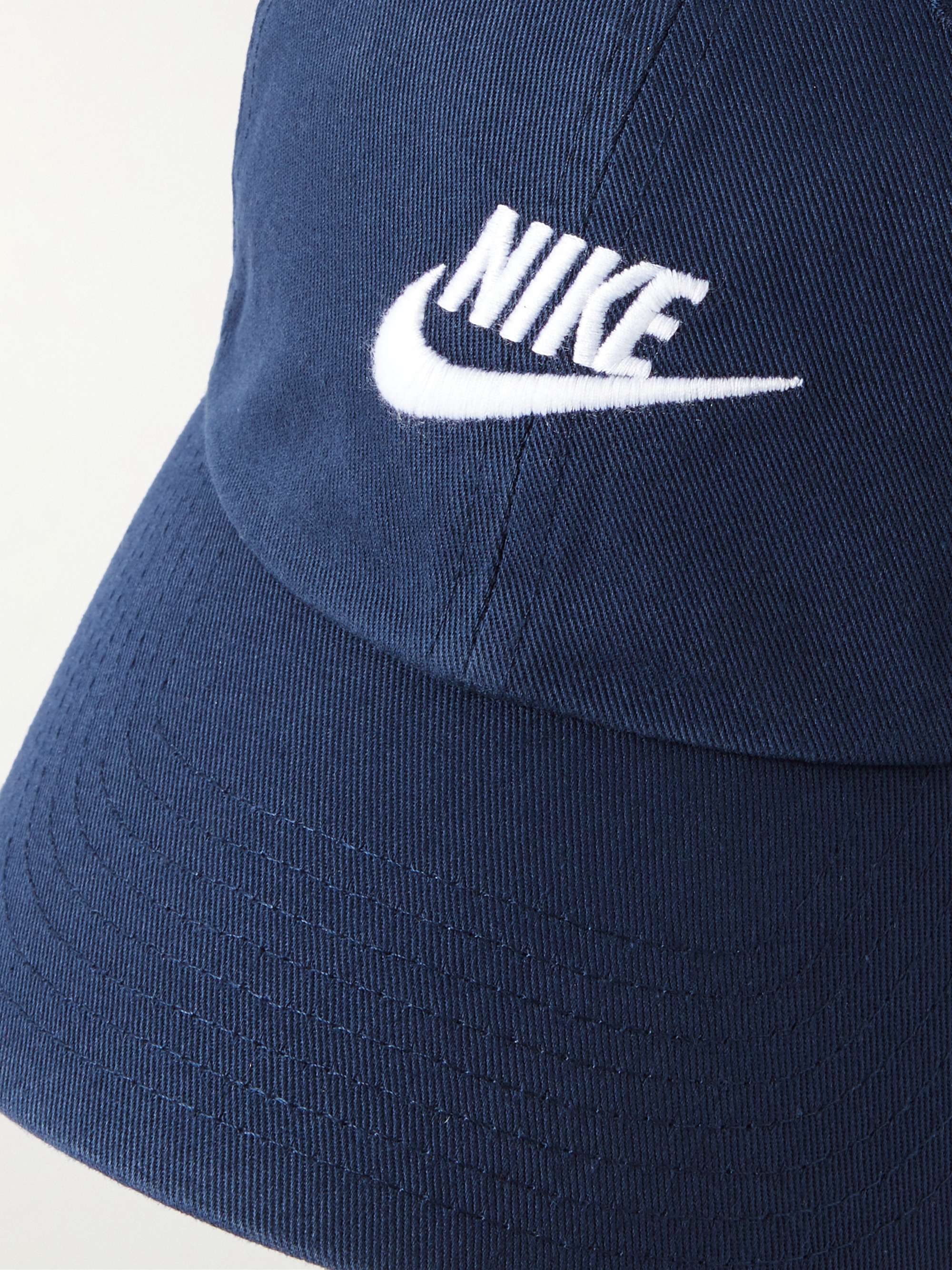 NIKE Club Logo-Embroidered Cotton-Twill Baseball Cap for Men | MR PORTER