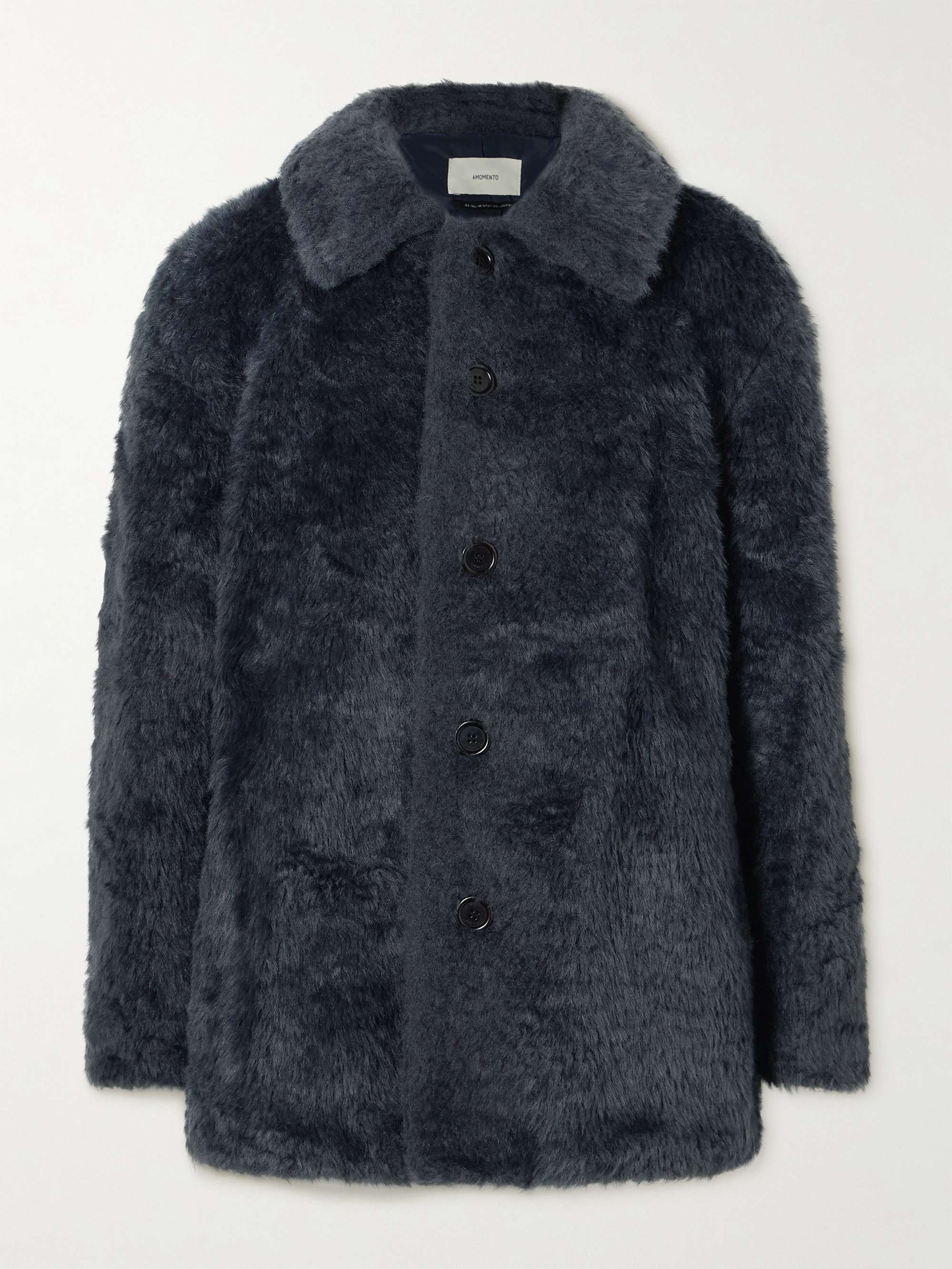 AMOMENTO Oversized Faux Fur Coat for Men | MR PORTER