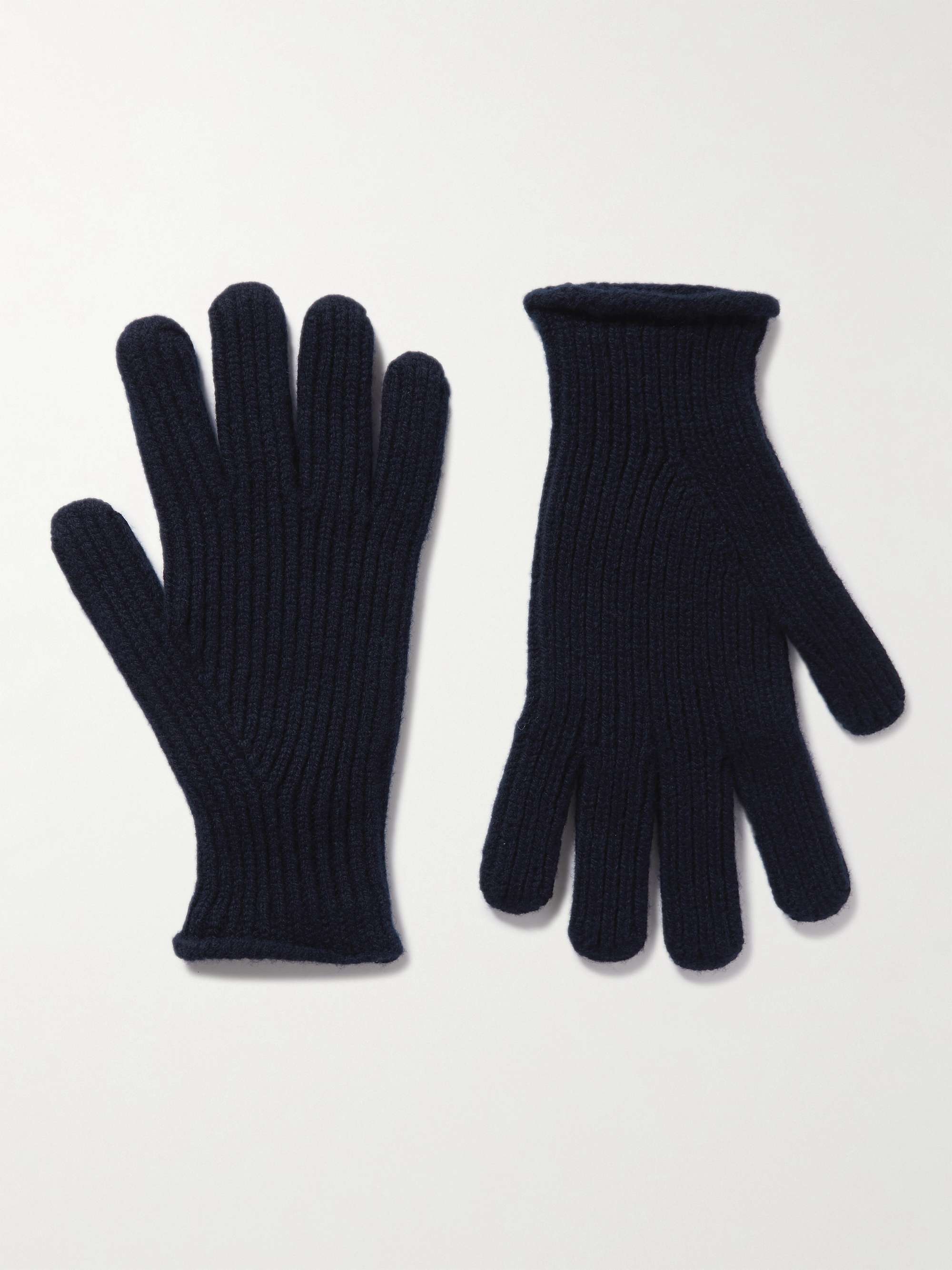 MR P. Ribbed Wool Gloves for Men | MR PORTER
