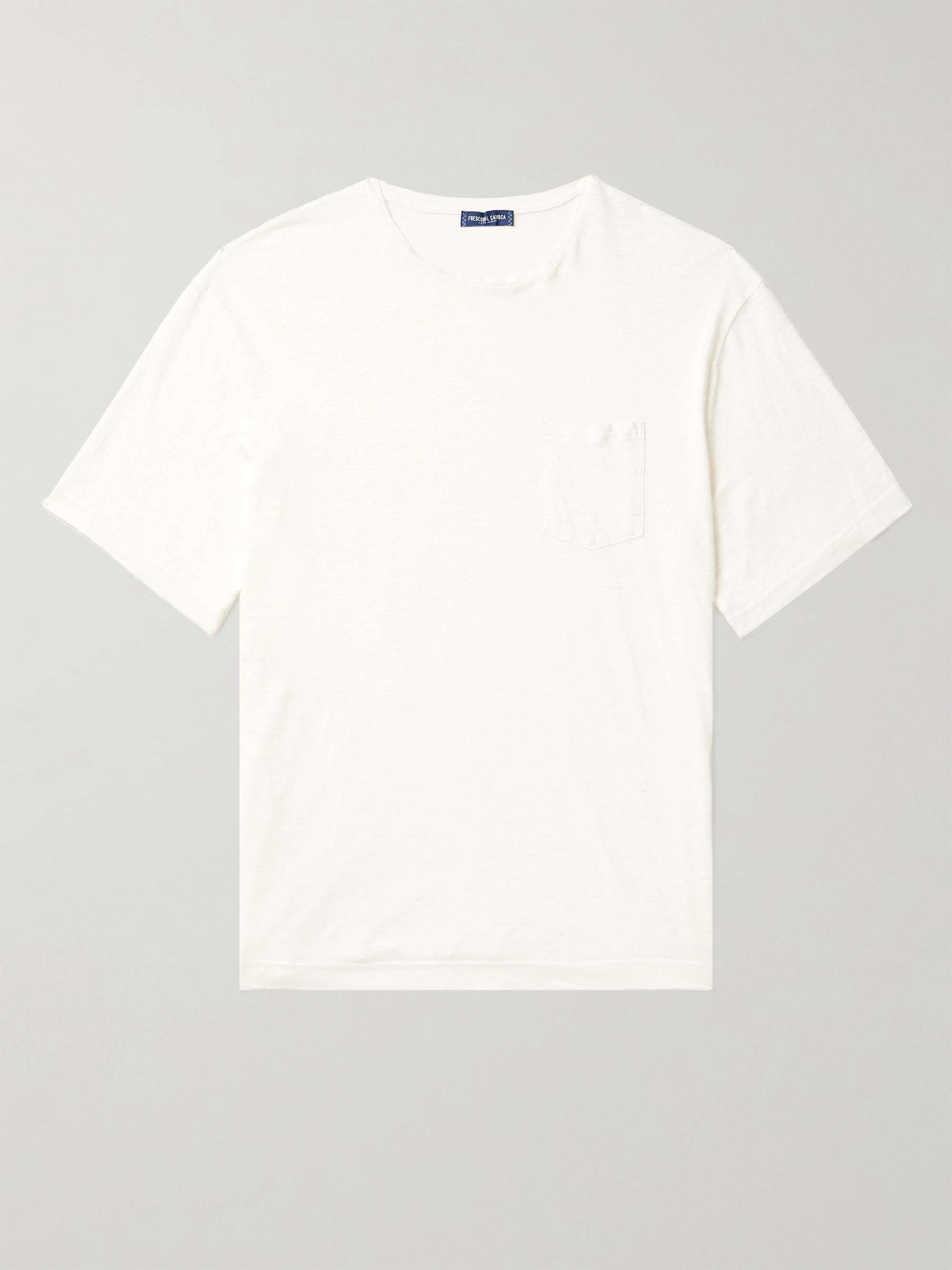 FRESCOBOL CARIOCA Carmo Linen T-Shirt for Men | MR PORTER