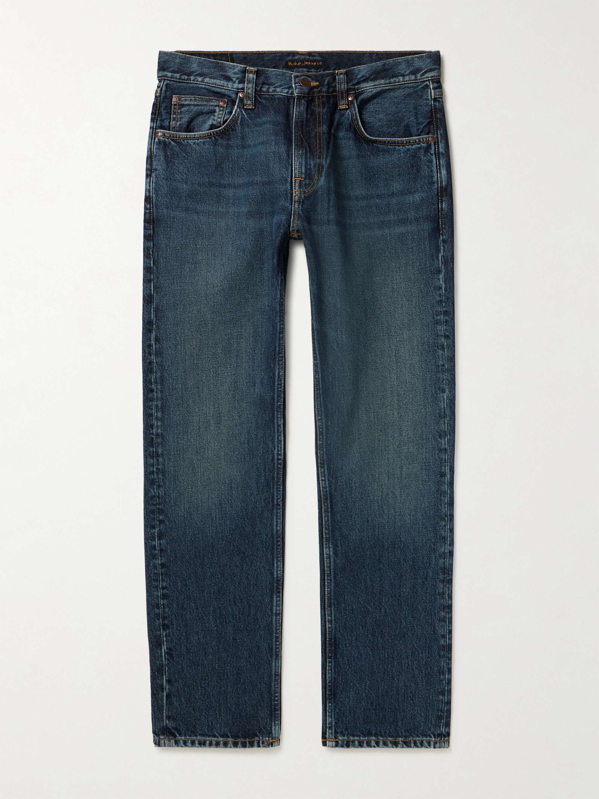 NUDIE JEANS Gritty Jackson Slim-Fit Straight-Leg Jeans for Men | MR PORTER
