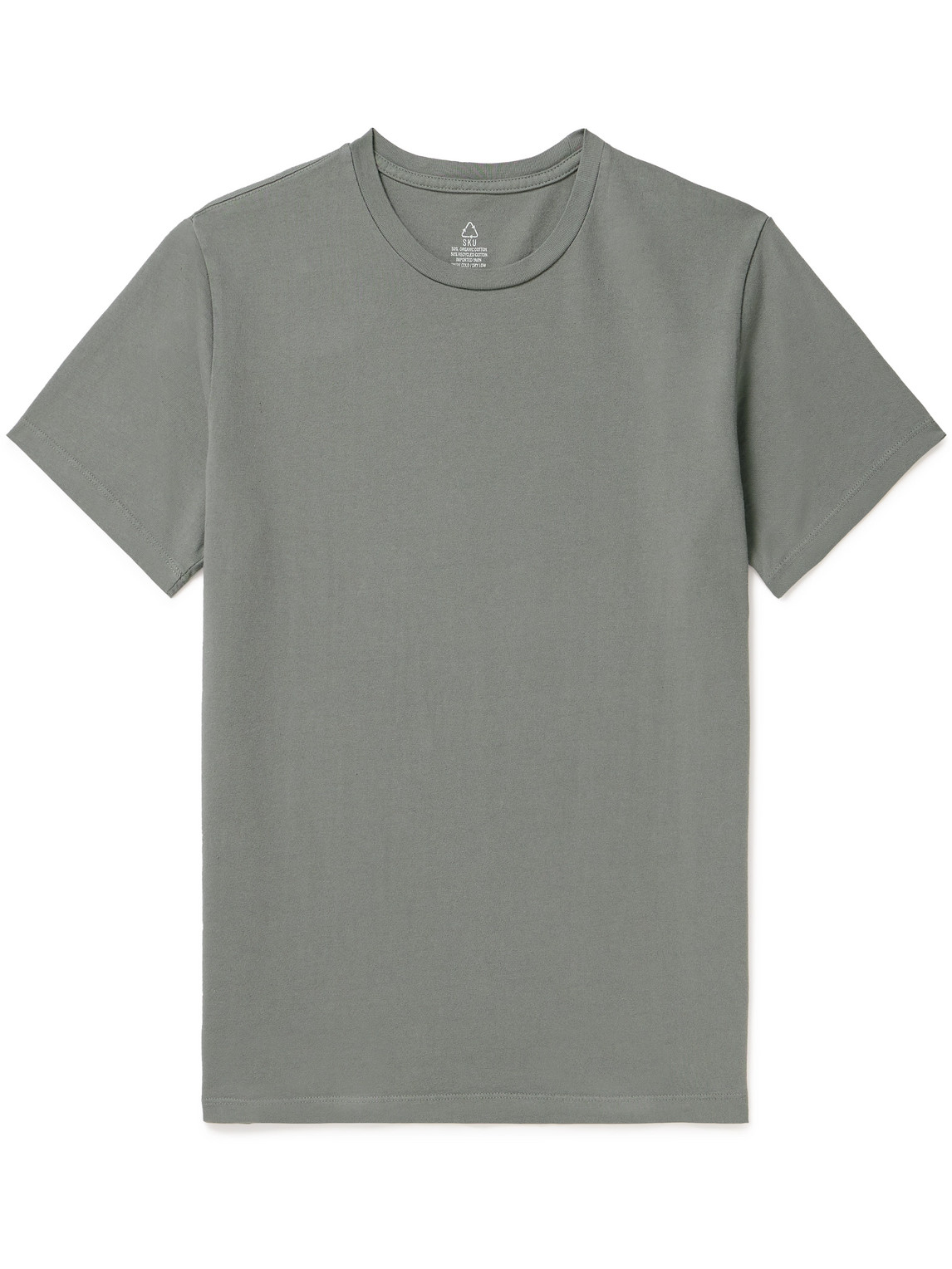 Save Khaki United Recycled And Organic Cotton-jersey T-shirt In Green