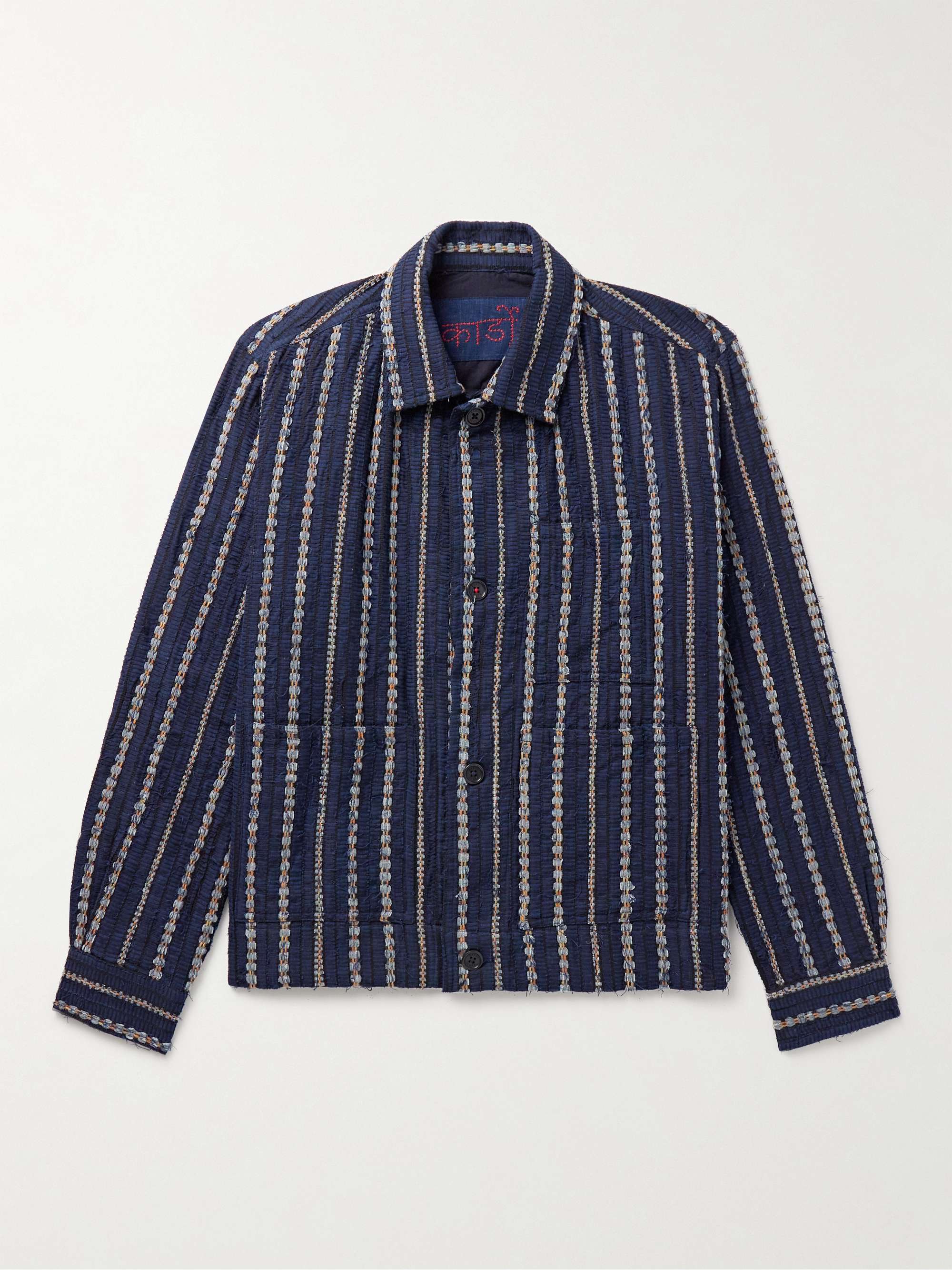 KARDO Bodhi Embroidered Cotton Jacket for Men | MR PORTER