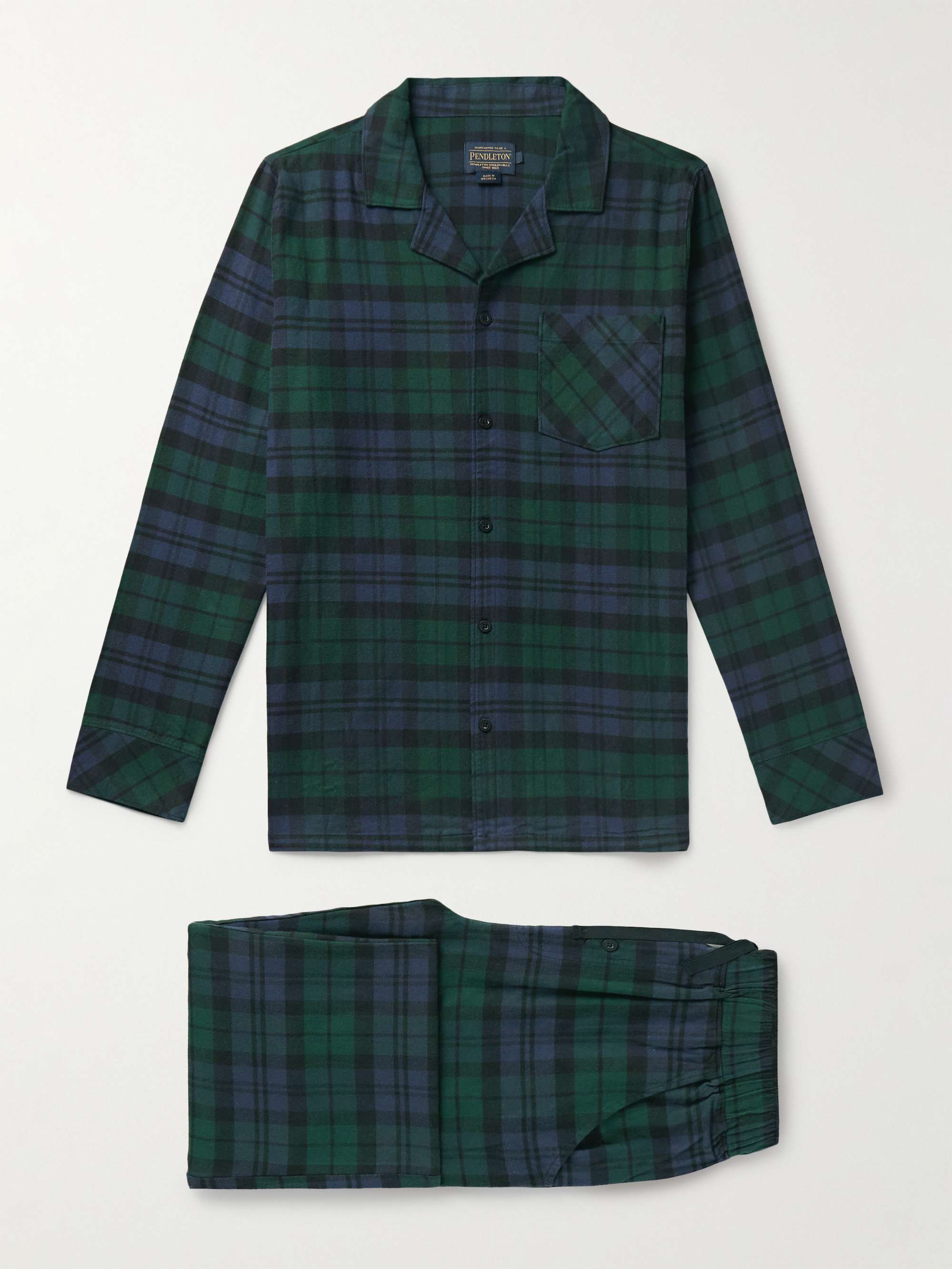PENDLETON Checked Cotton-Flannel Pyjama Set for Men | MR PORTER