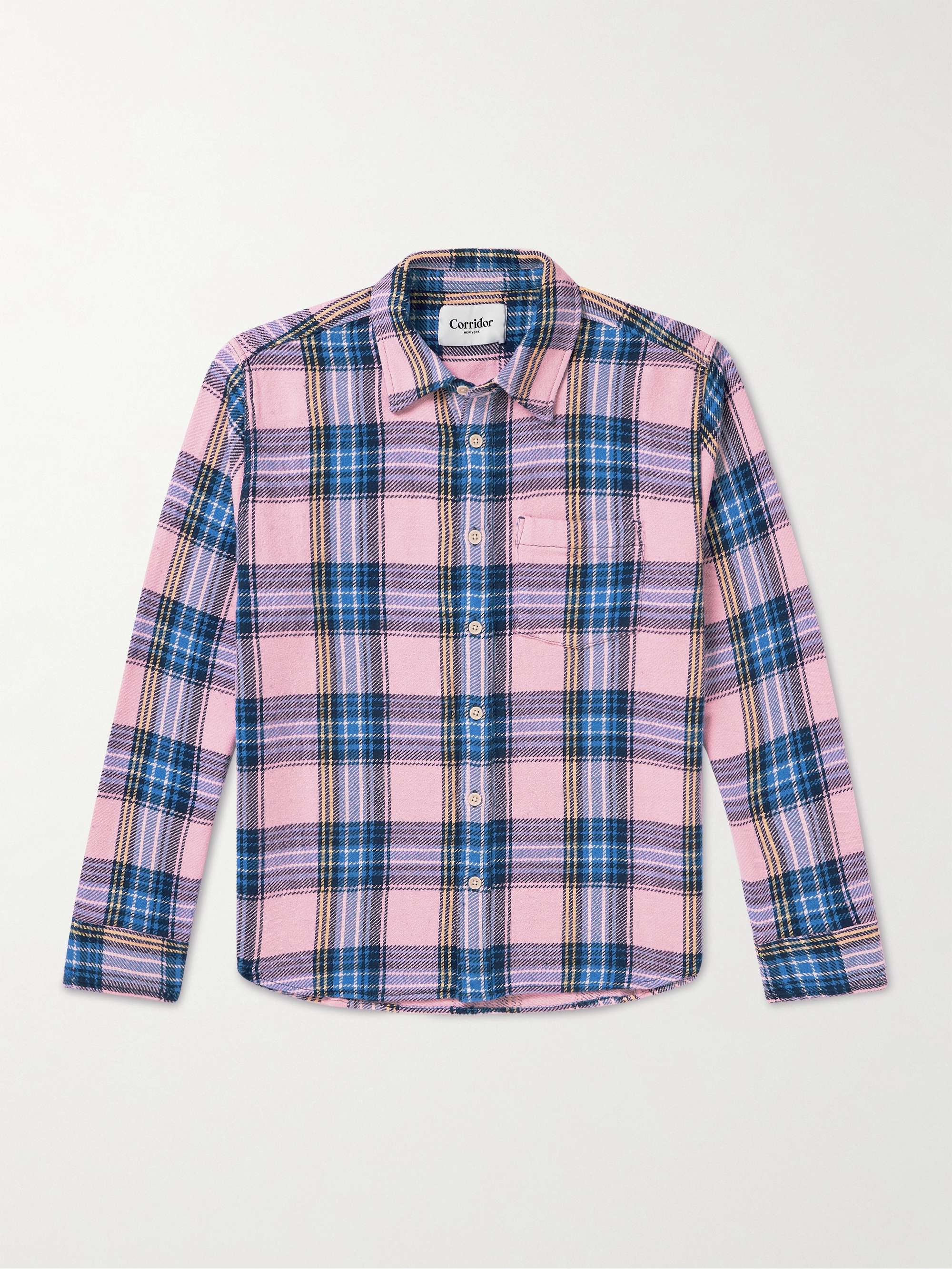 CORRIDOR Checked Cotton-Flannel Shirt for Men | MR PORTER