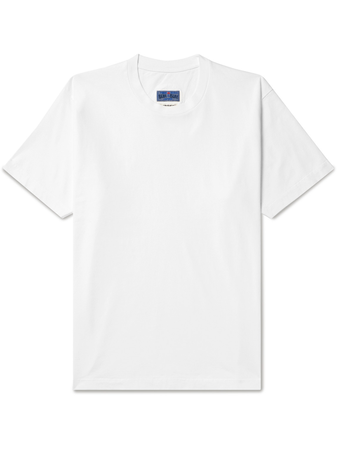 Blue Blue Japan Cotton-jersey T-shirt In White