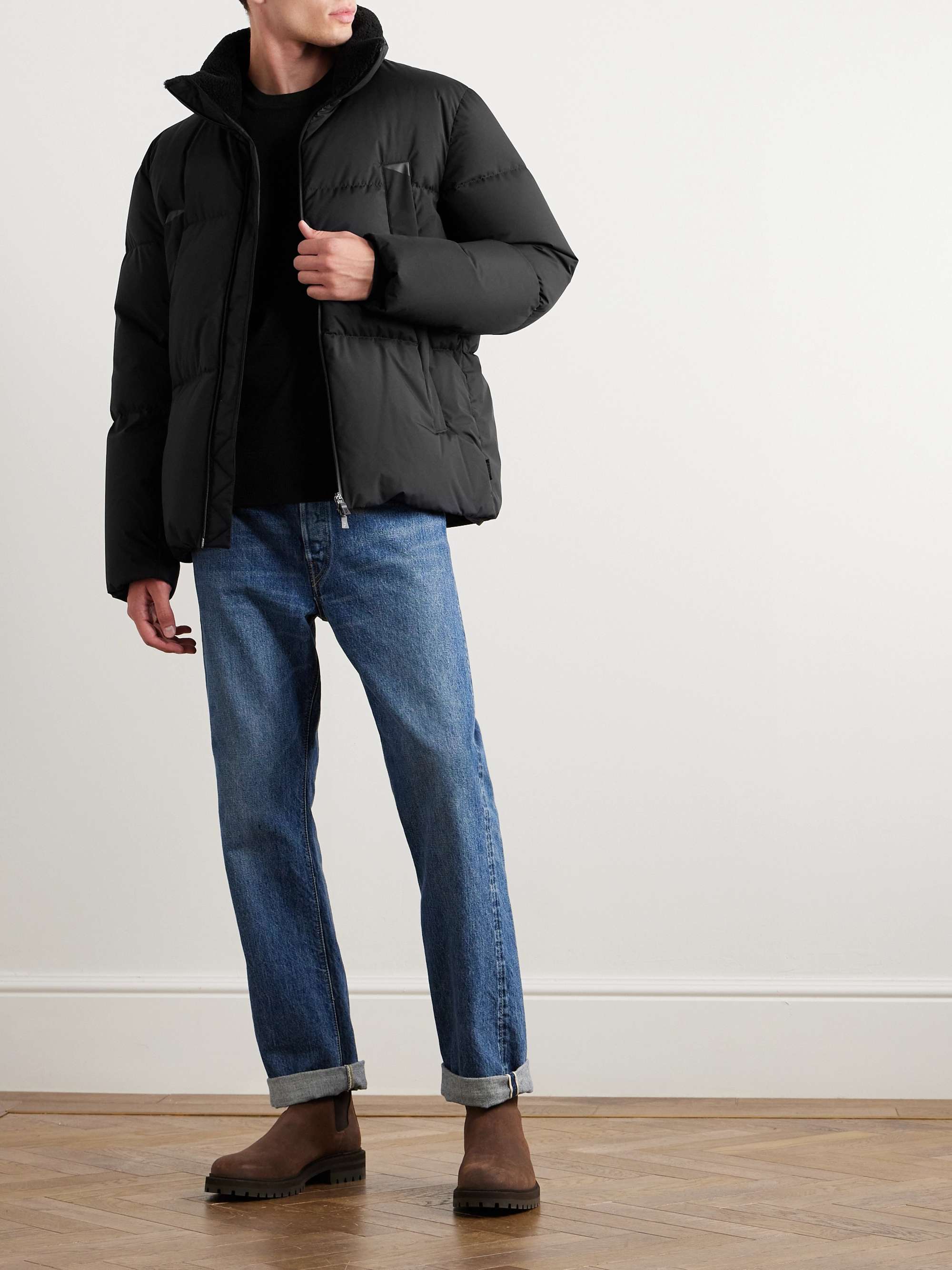 HERNO LAMINAR Laminar GORE‑TEX INFINIUM™ WINDSTOPPER® Quilted Down Jacket  for Men | MR PORTER