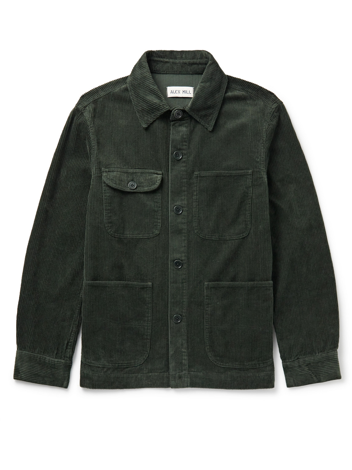 Alex Mill Cotton-corduroy Chore Jacket In Green