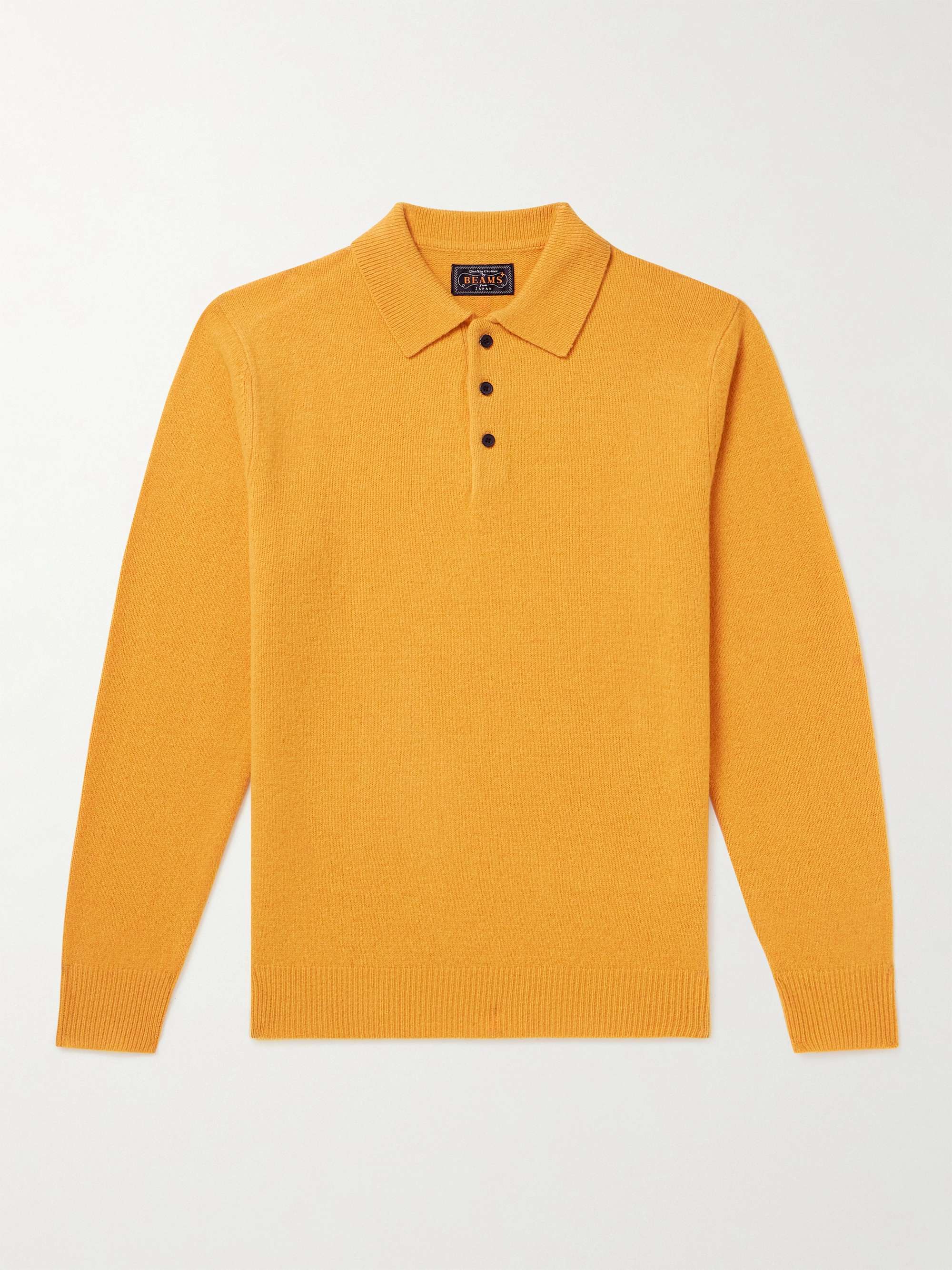 BEAMS PLUS Wool Polo Shirt for Men | MR PORTER