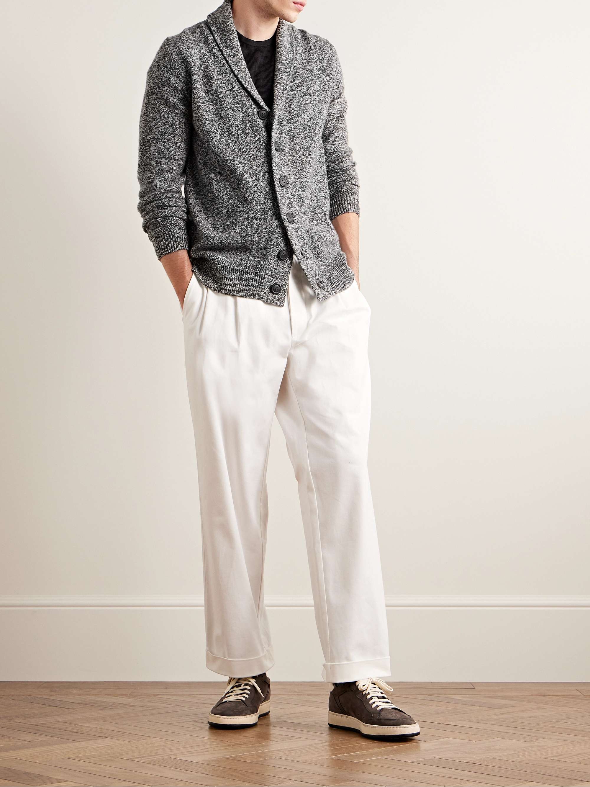 JOHN SMEDLEY Cullen Slim-Fit Recycled-Cashmere and Merino Wool-Blend  Cardigan for Men | MR PORTER