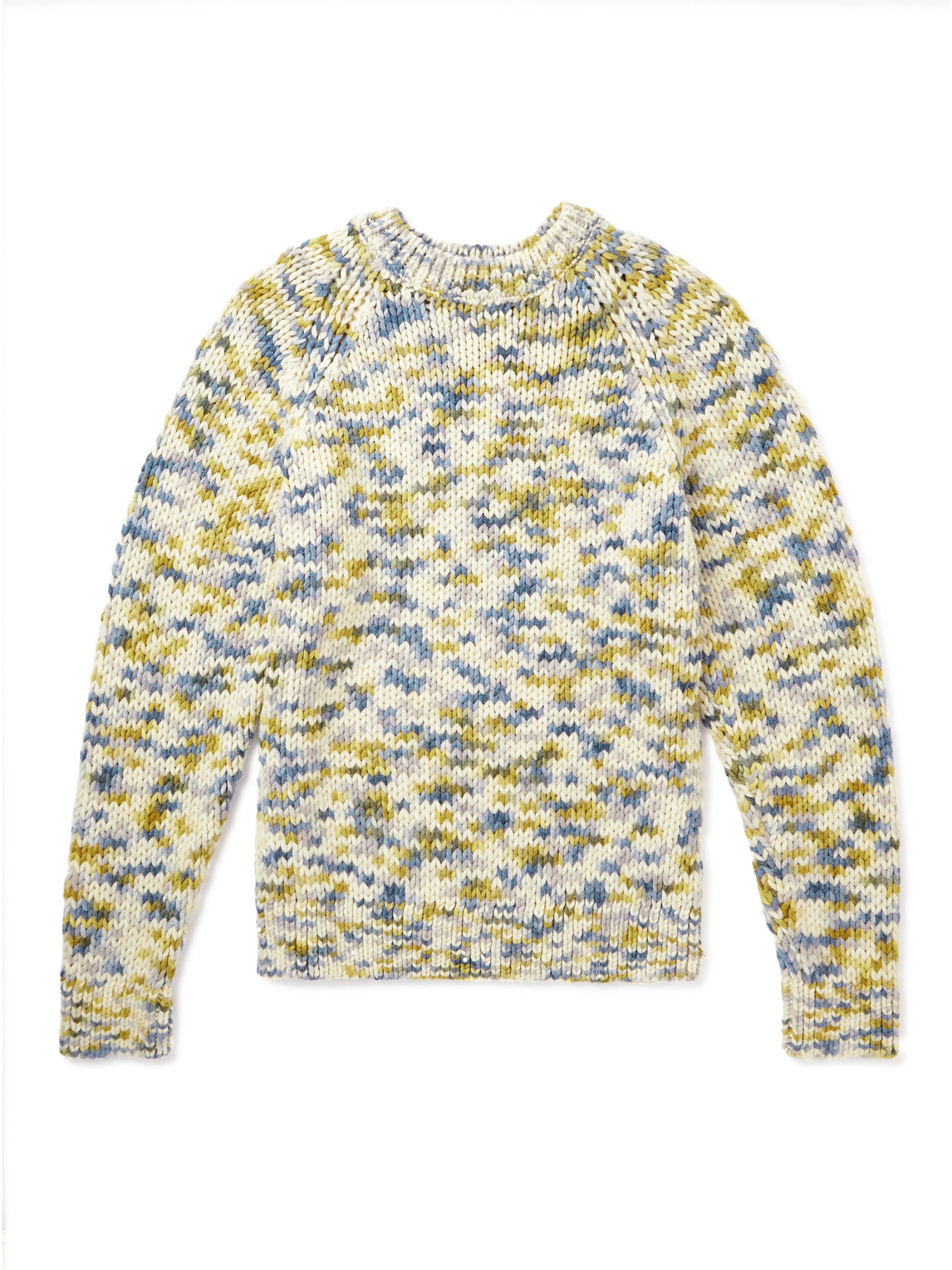 A Kind Of Guise Karli Instarsia Wool-blend Sweater In Yellow