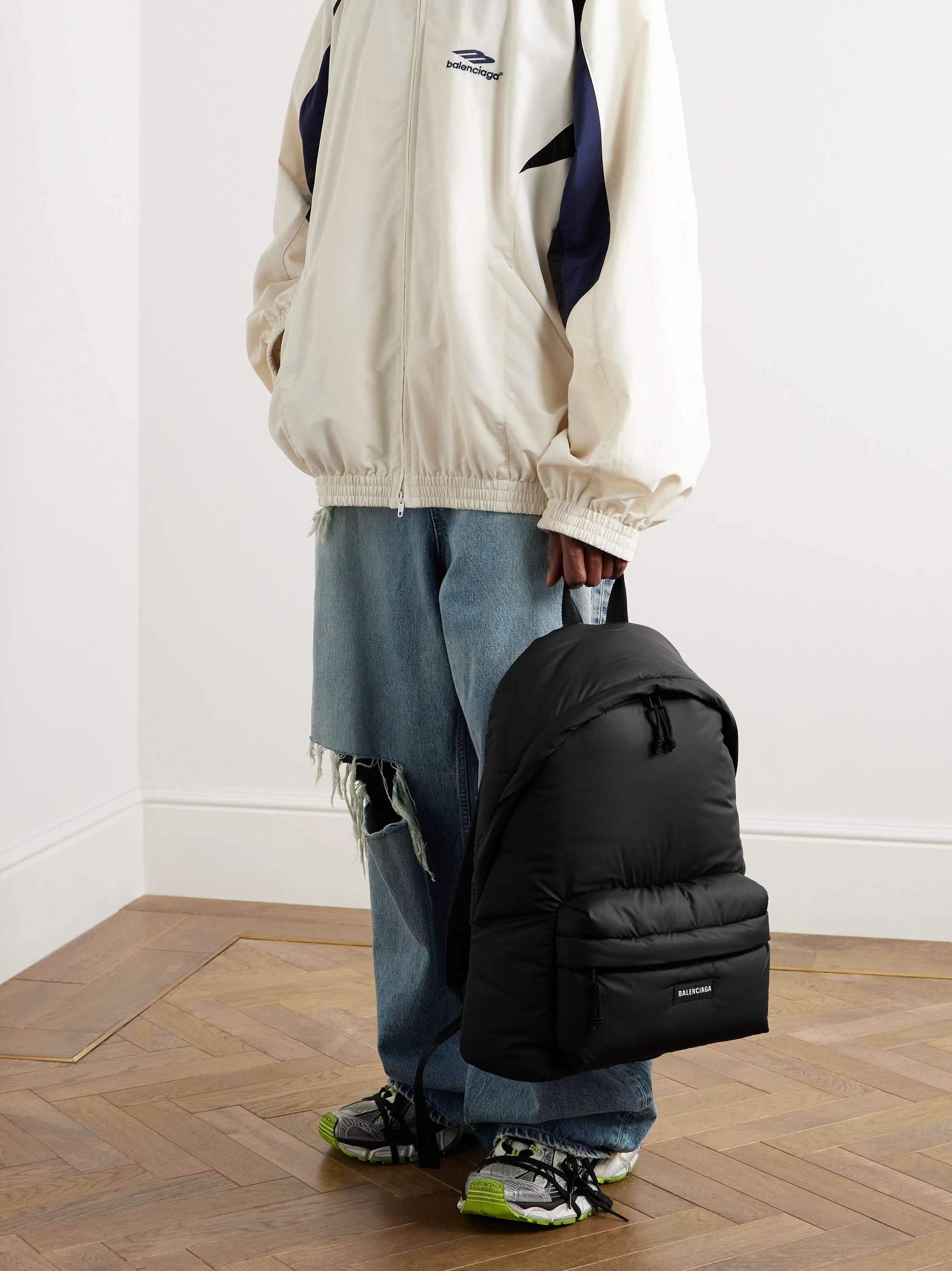 BALENCIAGA Explorer Padded Nylon Backpack for Men | MR PORTER
