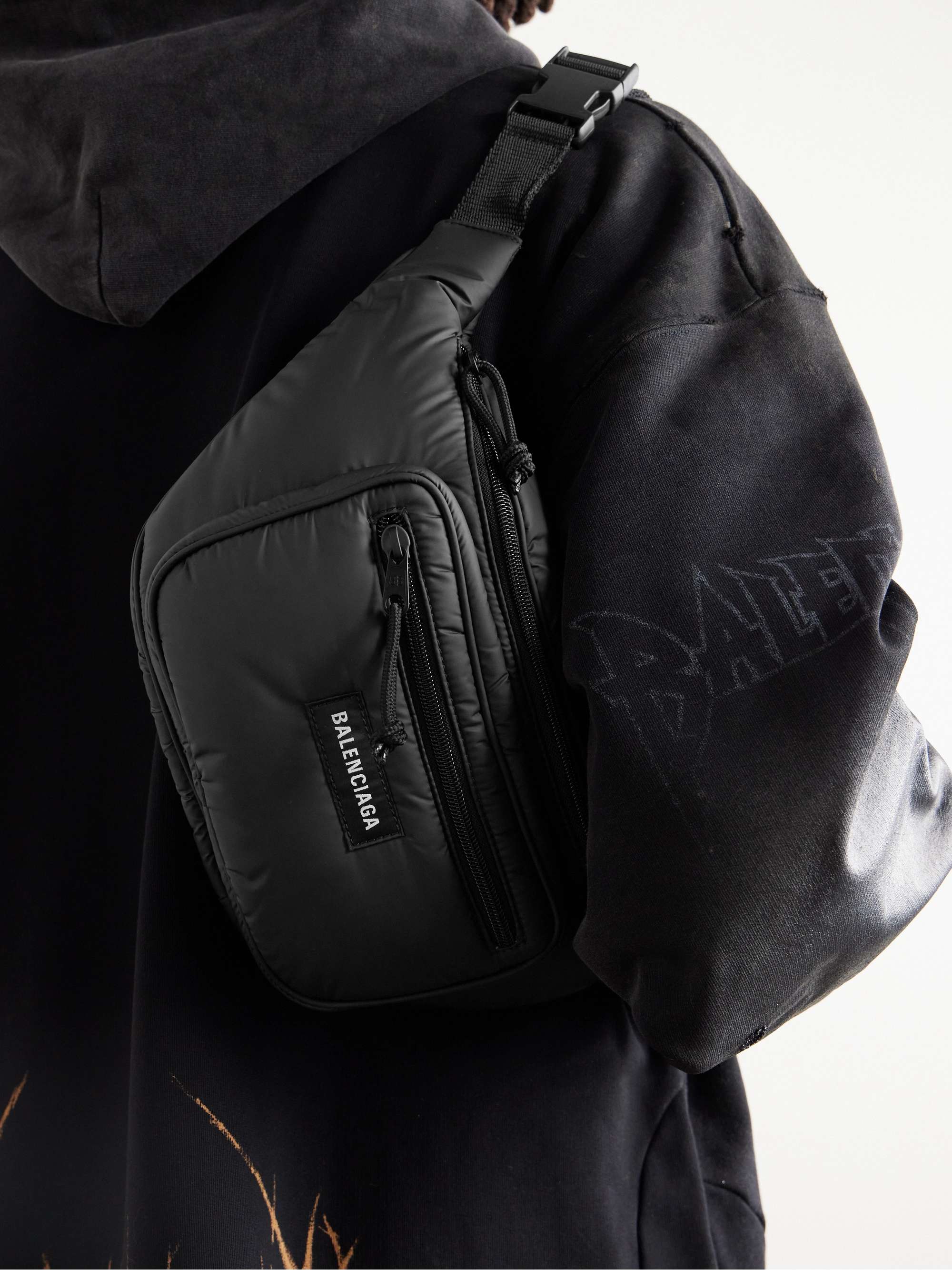 Balenciaga Men's Explorer Nylon Belt Bag