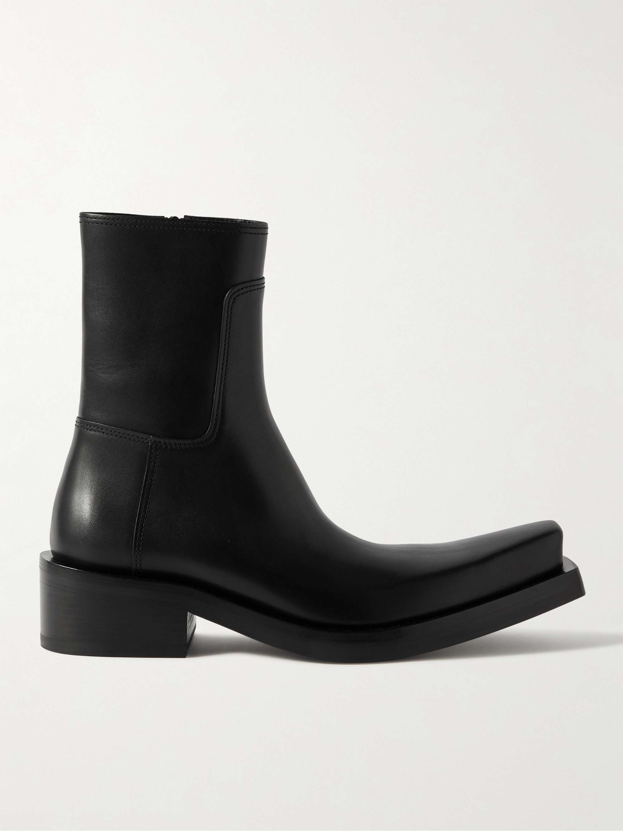 BALENCIAGA Santiago Leather Boots for Men | MR PORTER