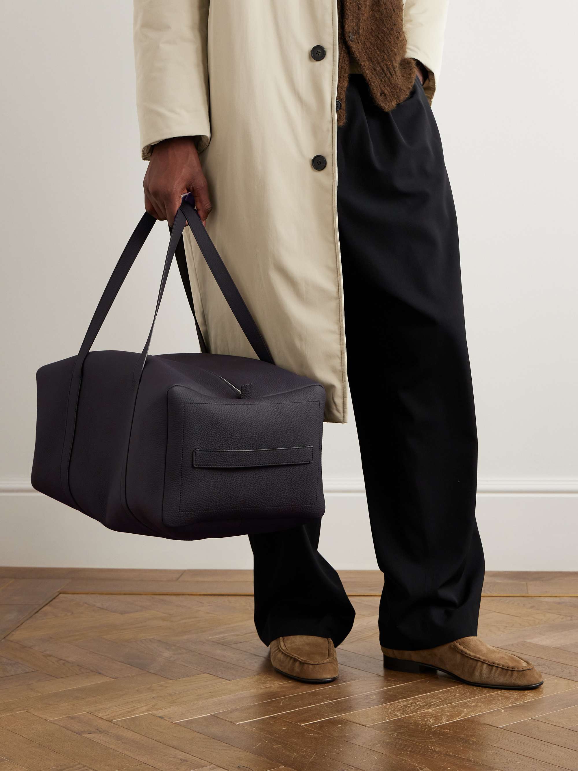 THE ROW Gio Duffle Full-Grain Leather Weekend Bag for Men | MR PORTER