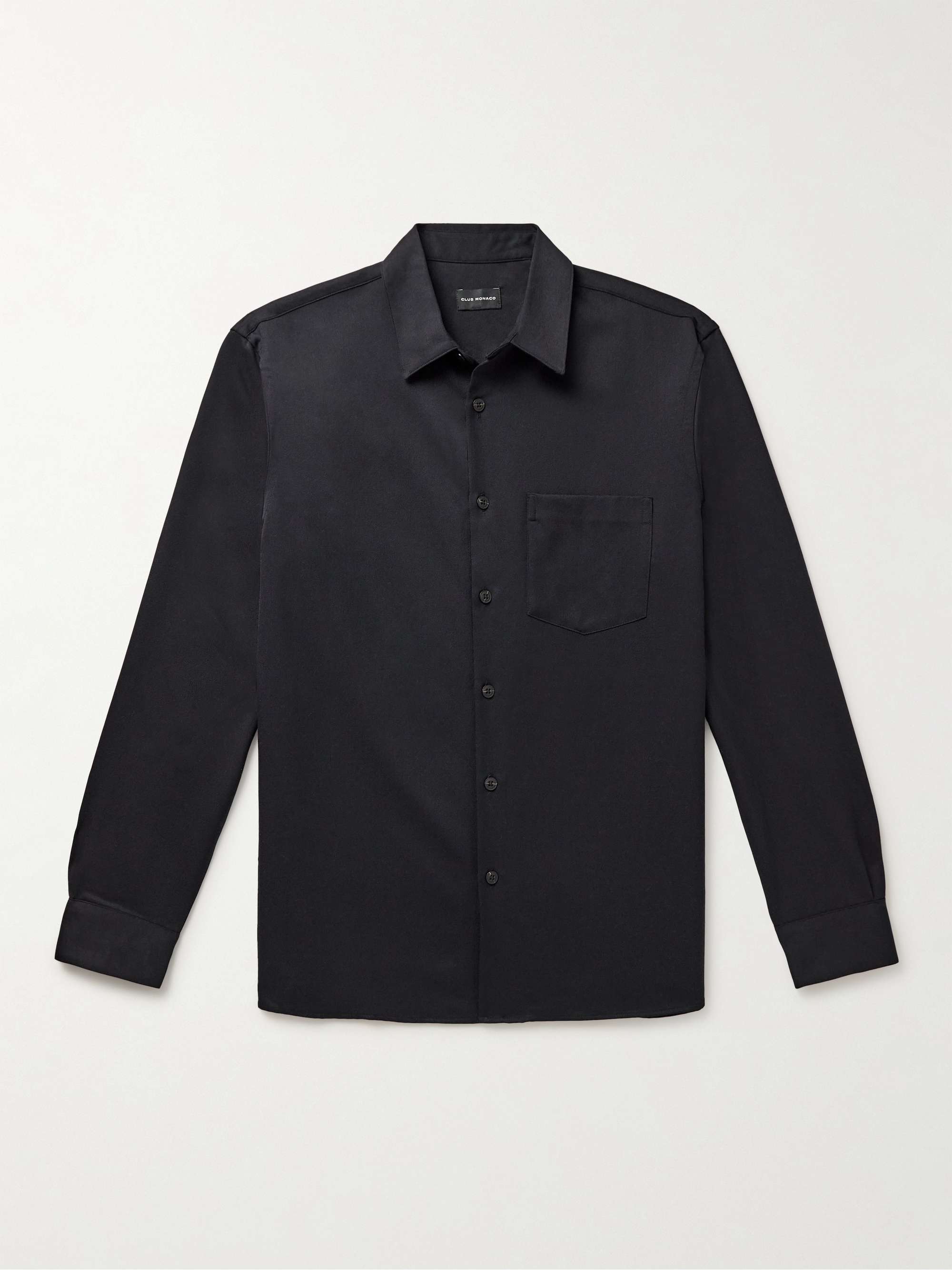 CLUB MONACO Wool-Blend Twill Shirt for Men | MR PORTER