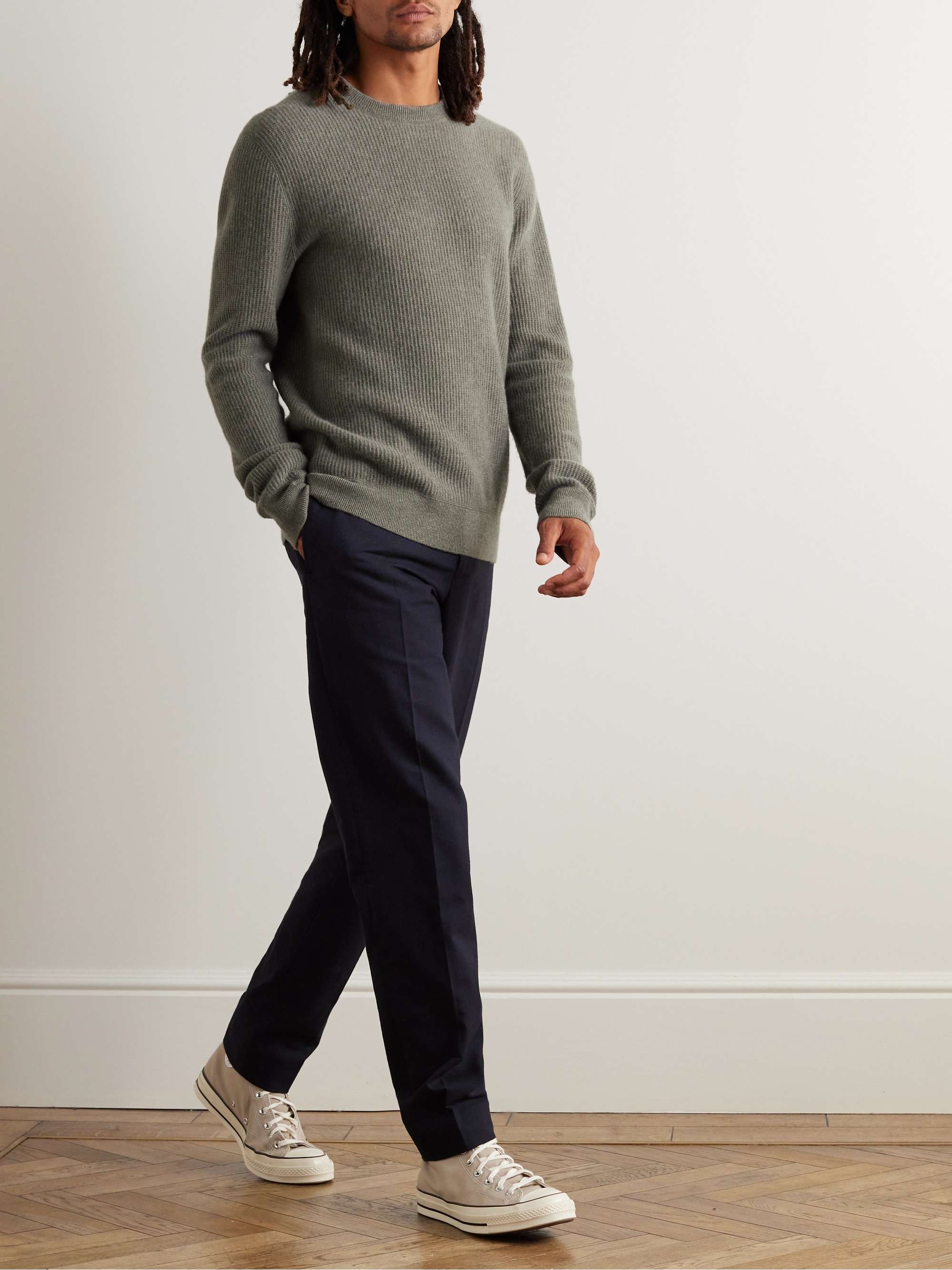 CLUB MONACO Ribbed Cashmere Sweater for Men | MR PORTER