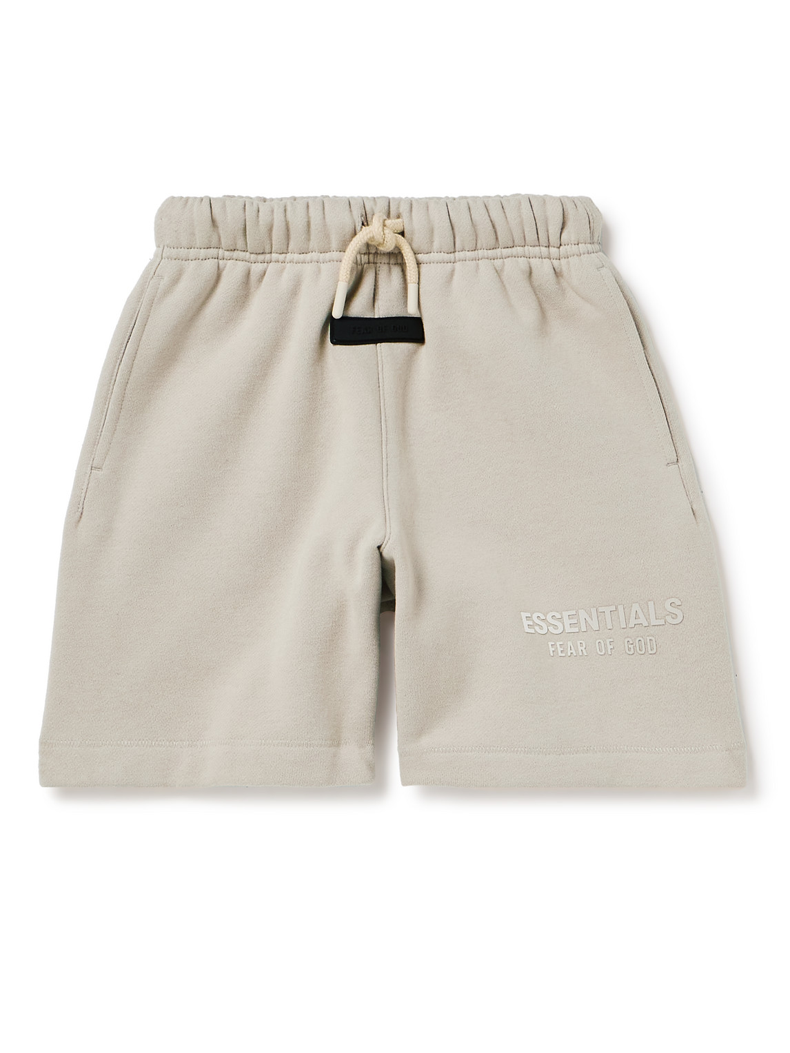 Essentials Cotton-blend Jersey Shorts In Gray