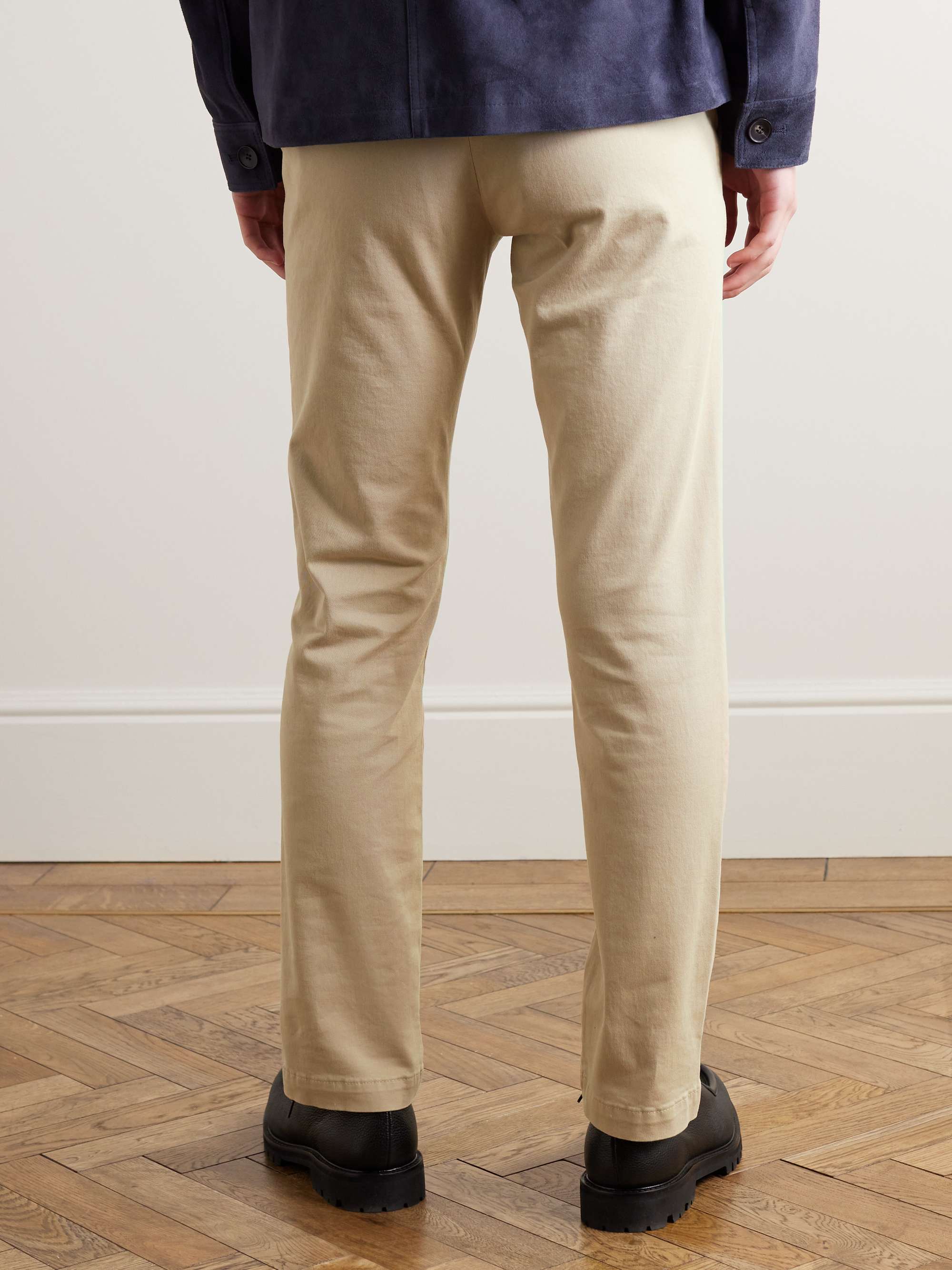 MR P. Straight-Leg Cotton-Blend Twill Chinos for Men | MR PORTER