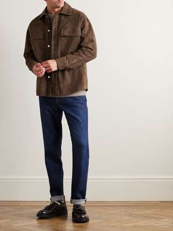 Mens designer hot sale overshirt jacket