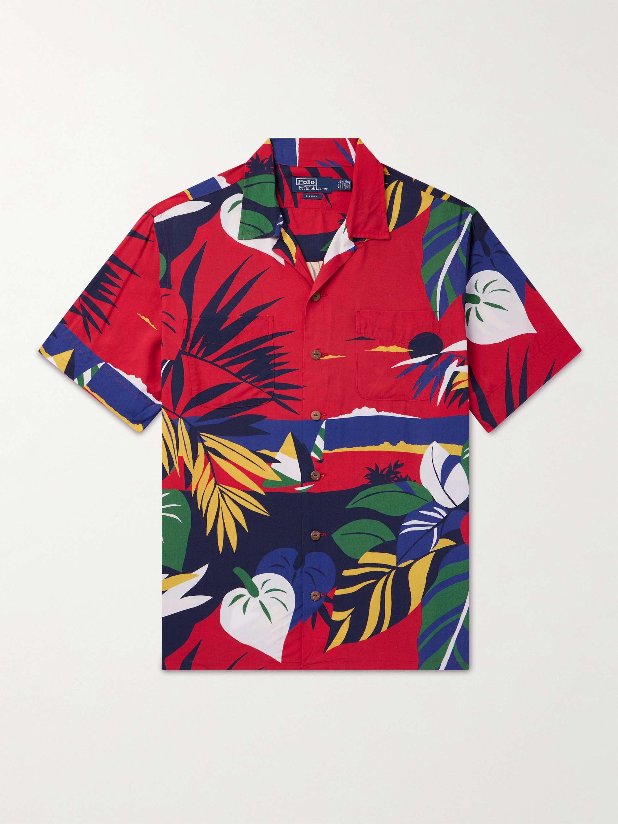 POLO RALPH LAUREN + Hoffman Fabrics Clady Convertible-Collar Printed Woven  Shirt for Men | MR PORTER