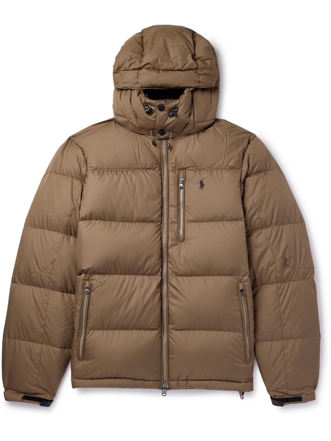 POLO RALPH LAUREN QUILTED RECYCLED-RIPSTOP HOODED DOWN JACKET