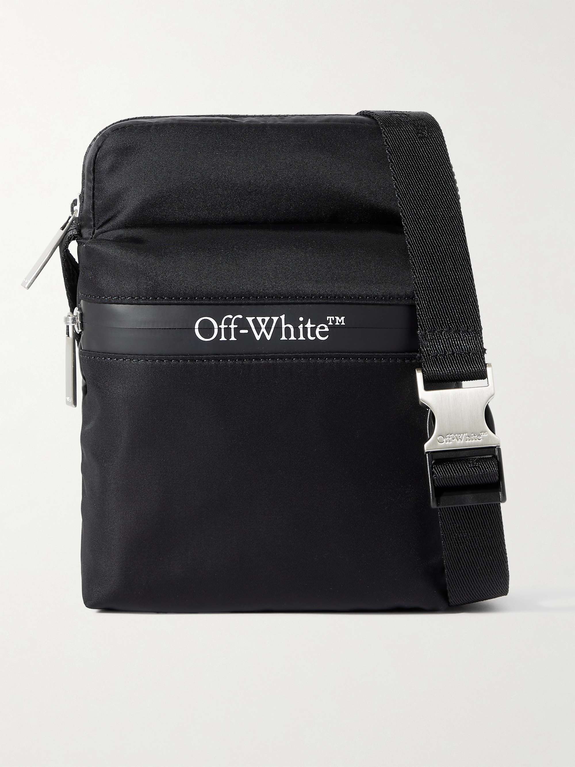 OFF-WHITE Outdoor Logo-Print Shell Messenger Bag for Men | MR PORTER