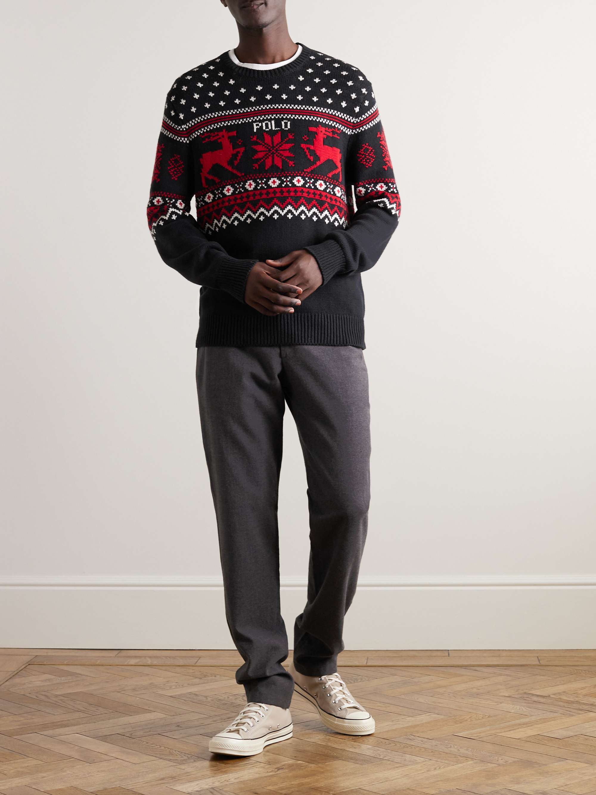 POLO RALPH LAUREN Fair Isle In Cotton and Cashmere-Blend Sweater for Men |  MR PORTER