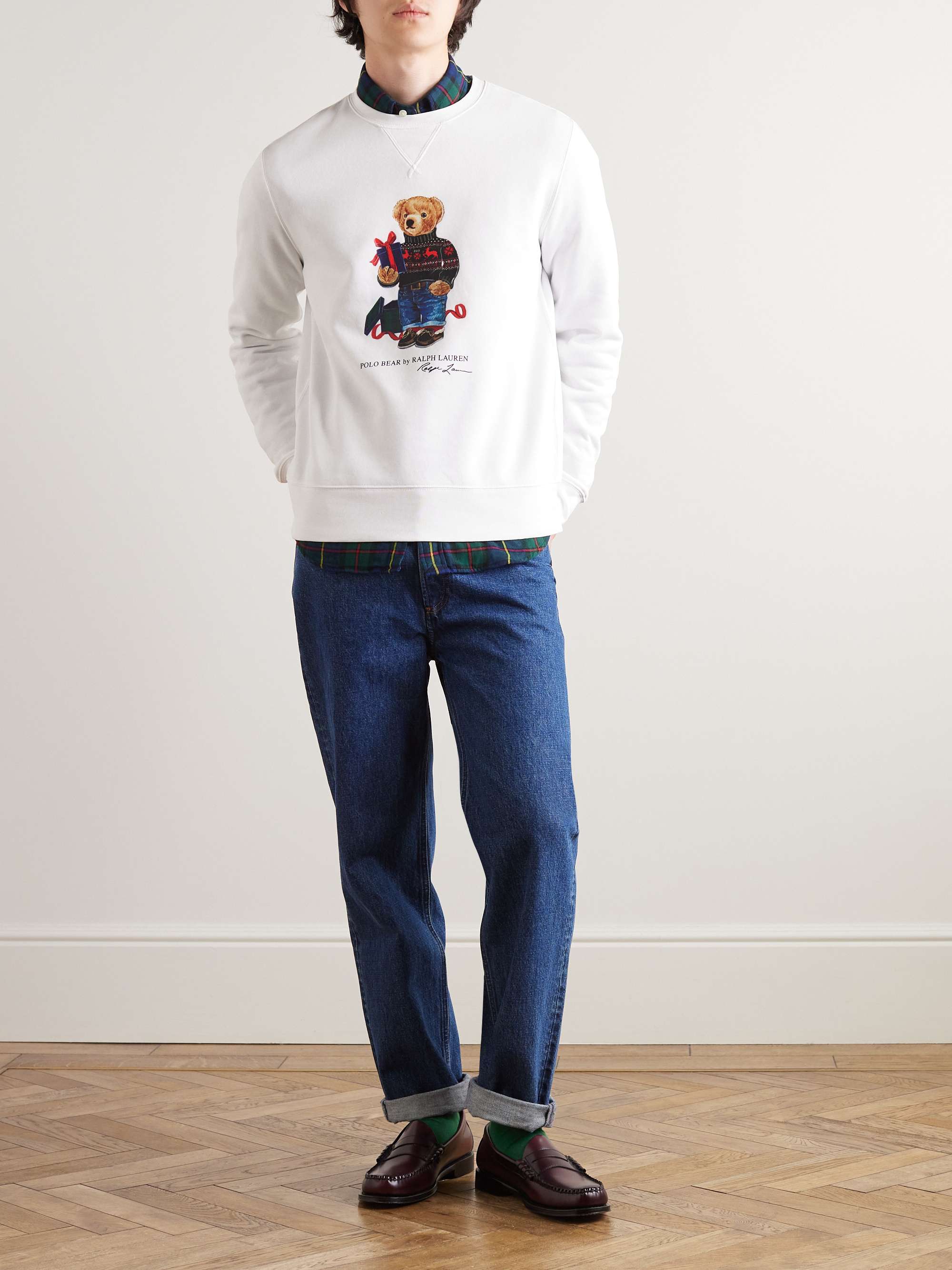 POLO RALPH LAUREN Printed Cotton-Blend Jersey Sweatshirt for Men | MR PORTER