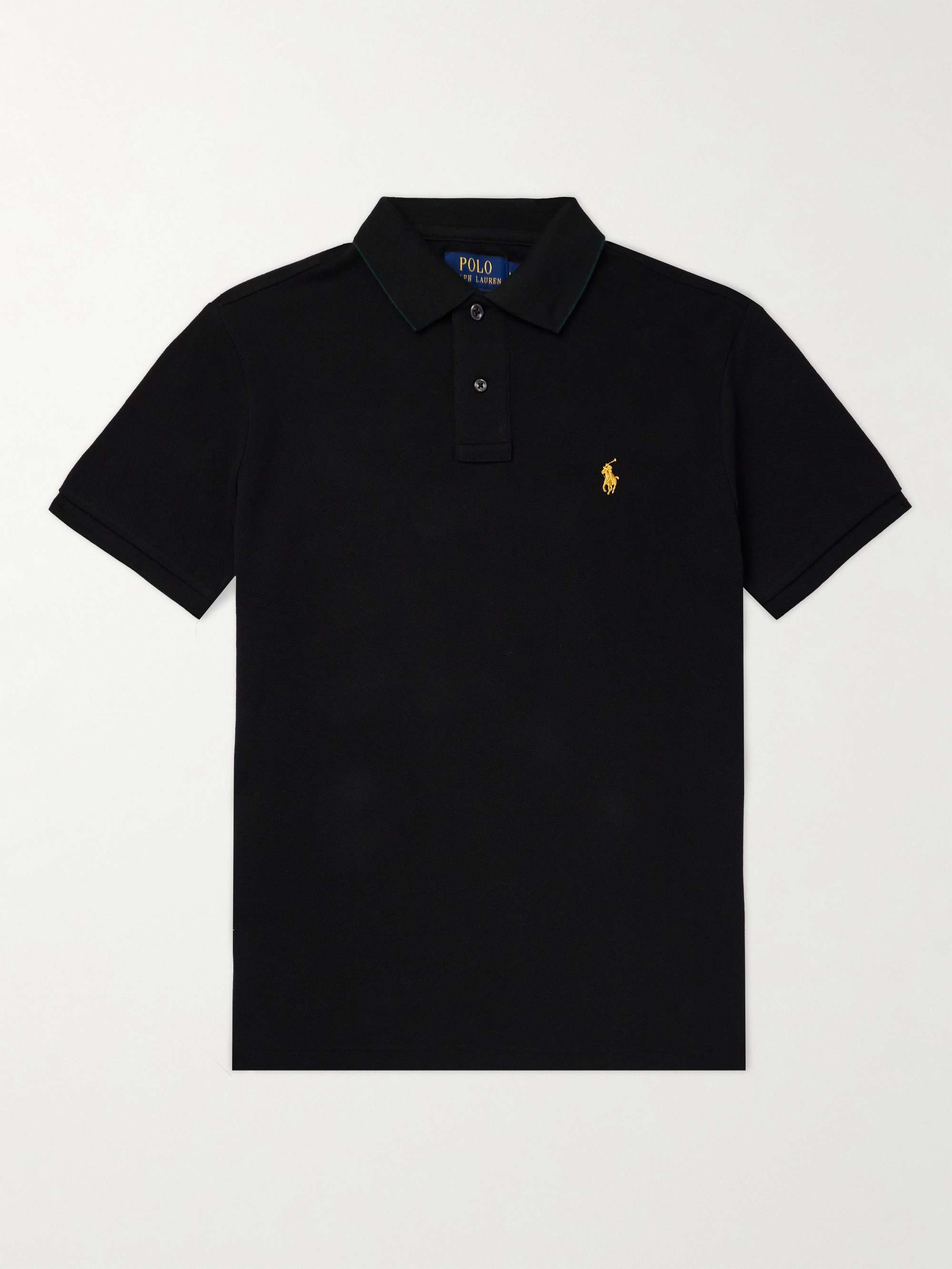 POLO RALPH LAUREN Slim-Fit Logo-Embroidered Pima Cotton Polo Shirt for Men  | MR PORTER