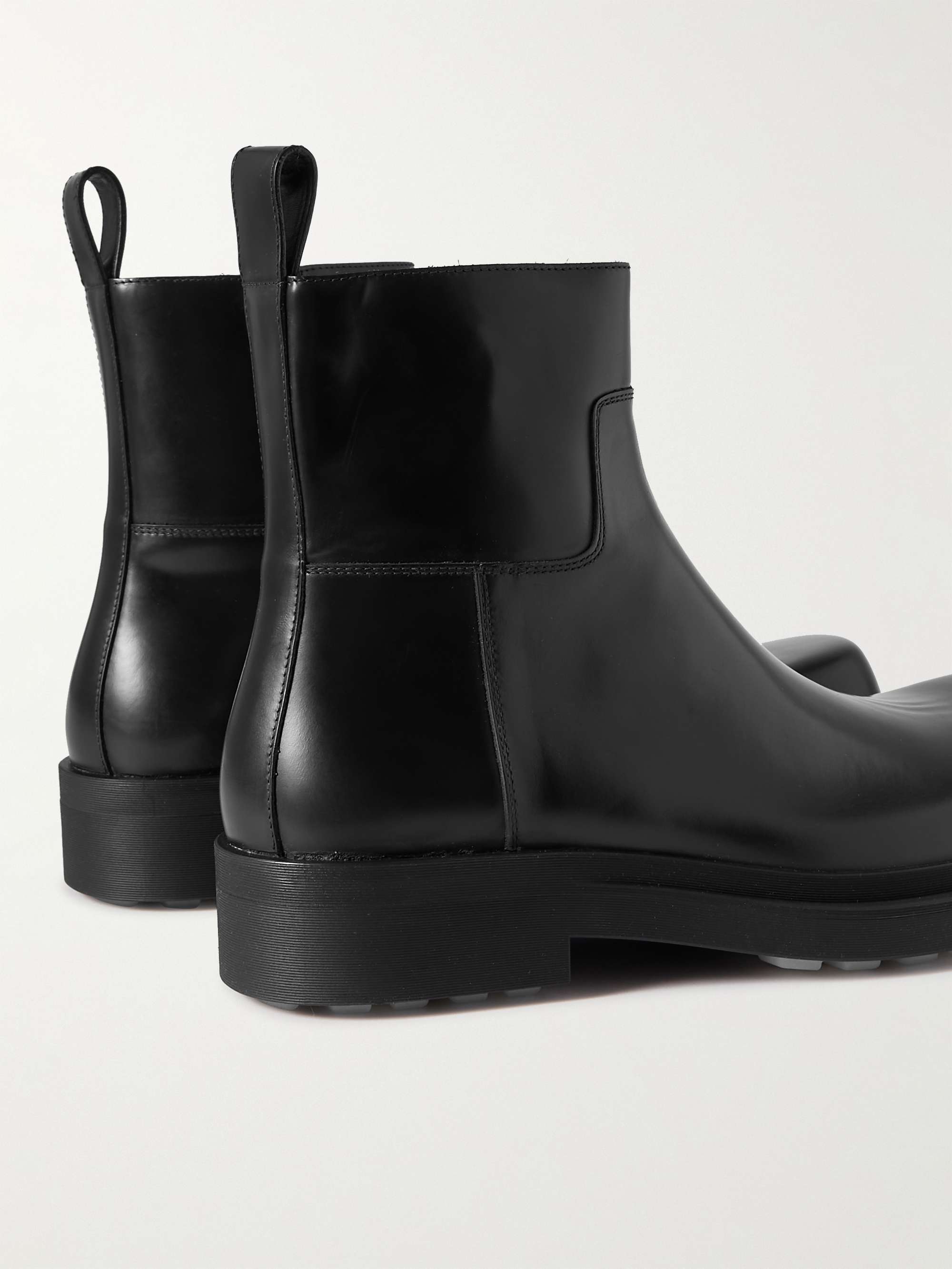 BOTTEGA VENETA Ben Leather Boots for Men | MR PORTER
