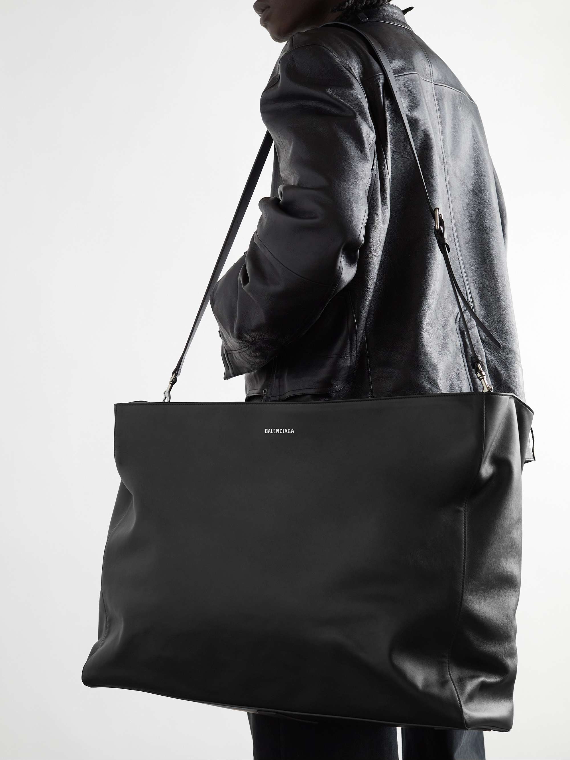 BALENCIAGA Passenger Leather Tote Bag for Men | MR PORTER